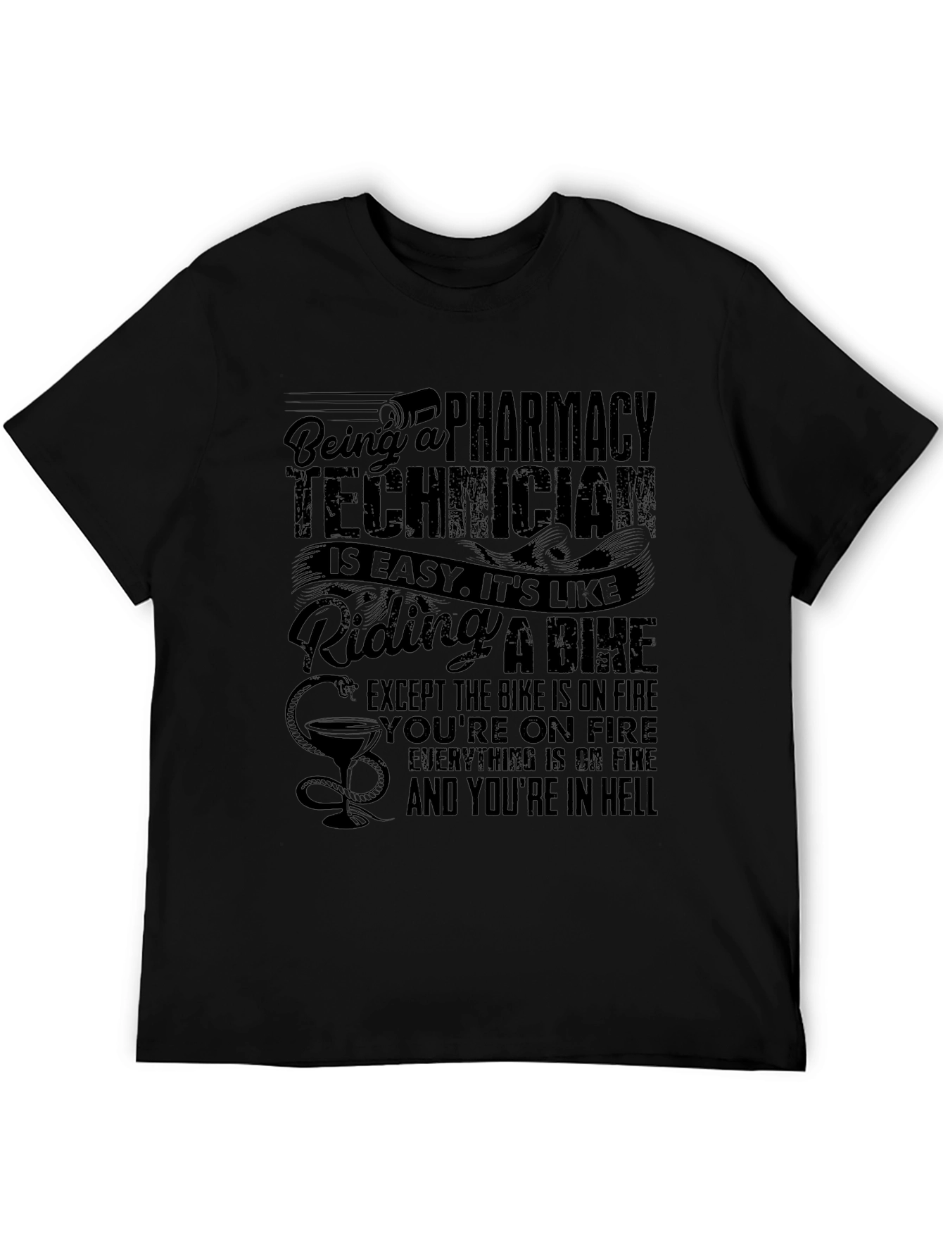 Pharmacy Technician T-Shirt - Funny Hell Job Tee