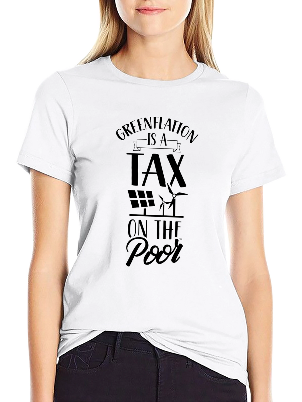 Greenflation Tax T-Shirt - Eco Political Statement Tee