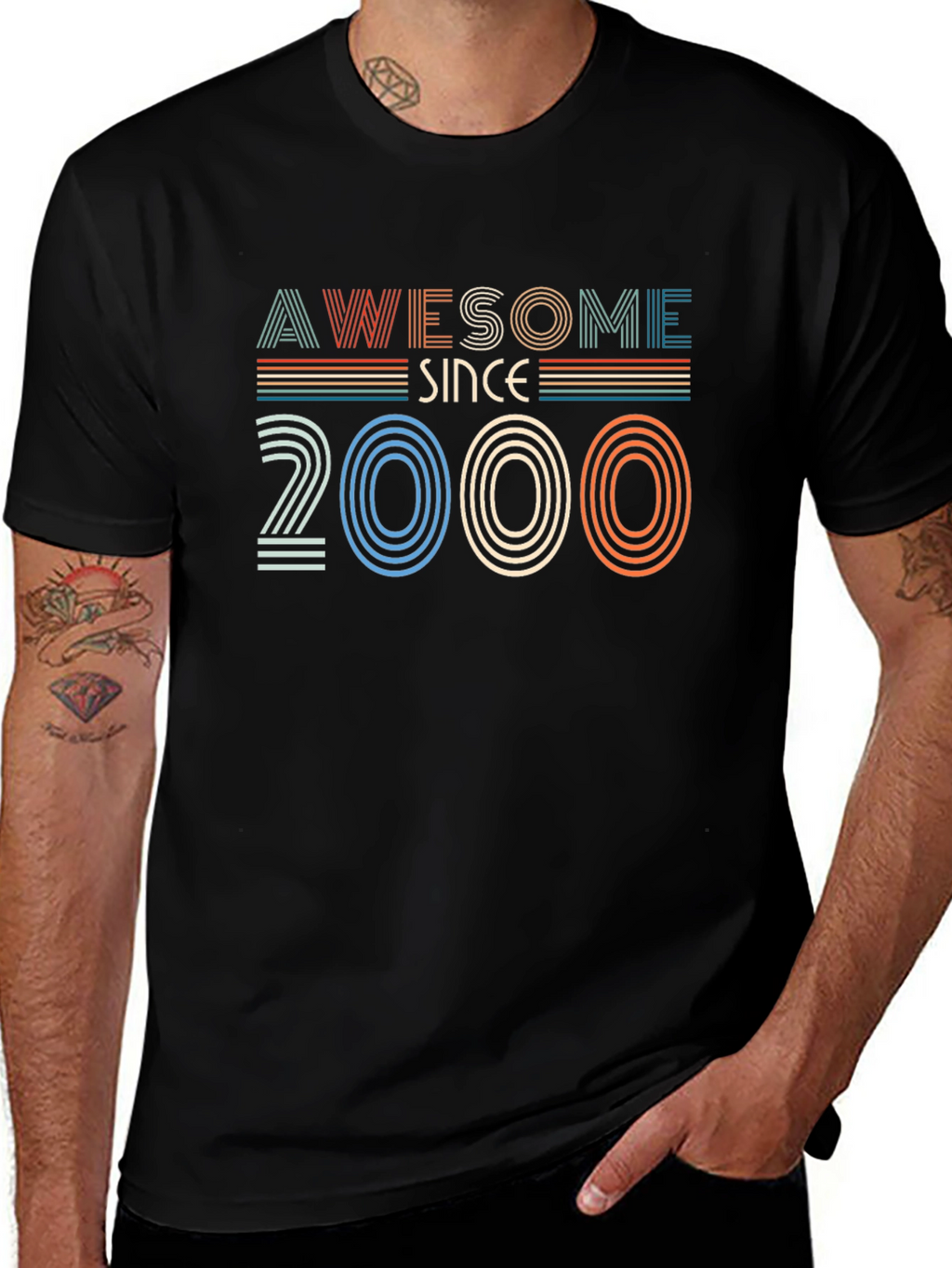 Awesome Since 2000 Graphic T-Shirt