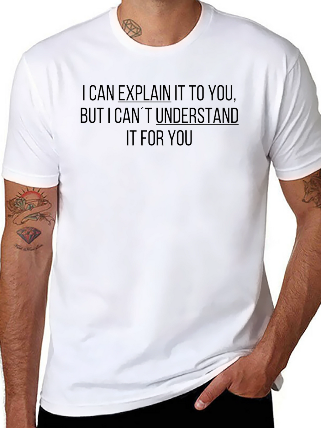 Funny I Can Explain Humor Graphic Mens T-Shirt