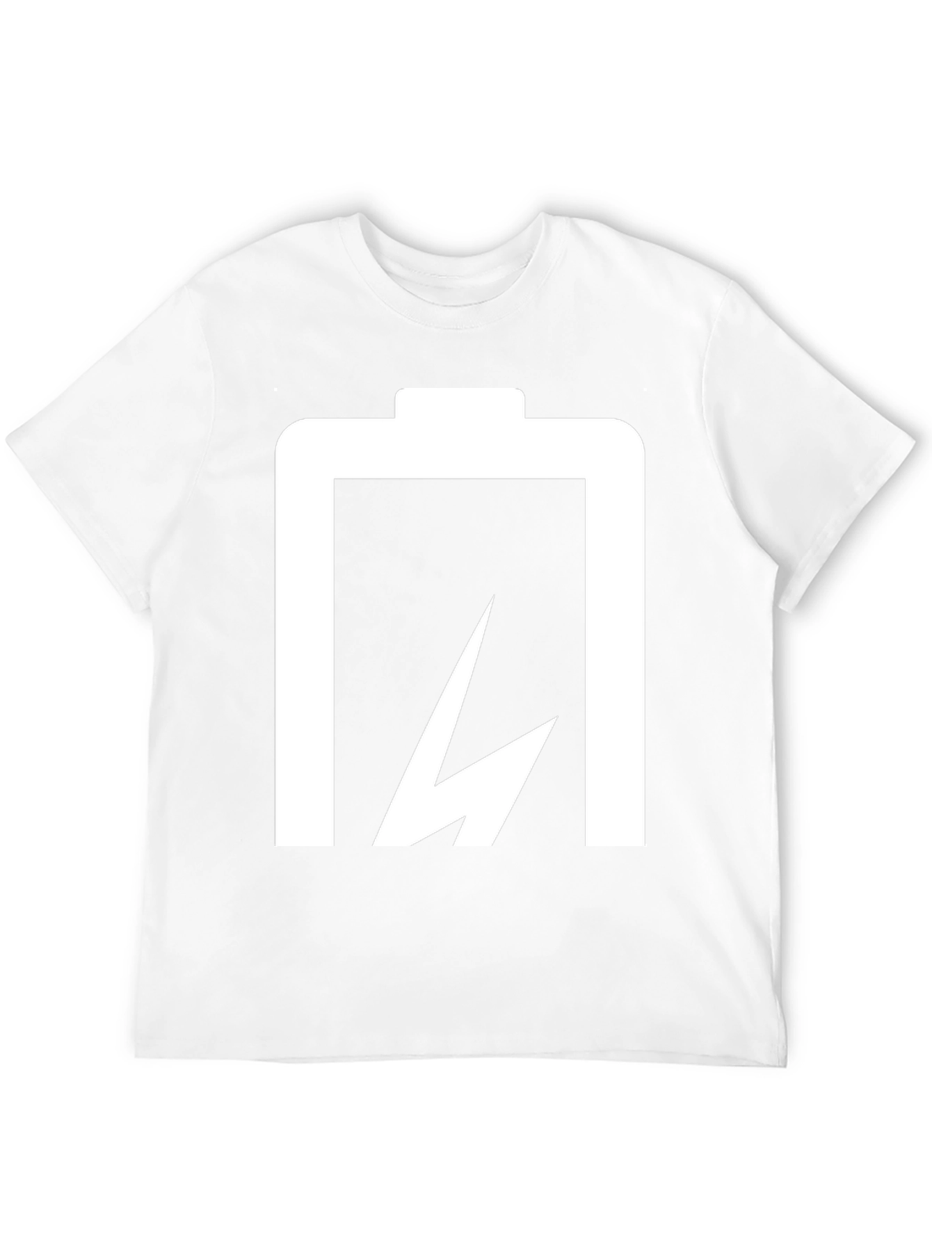 Battery Lightning Bolt Black T-Shirt