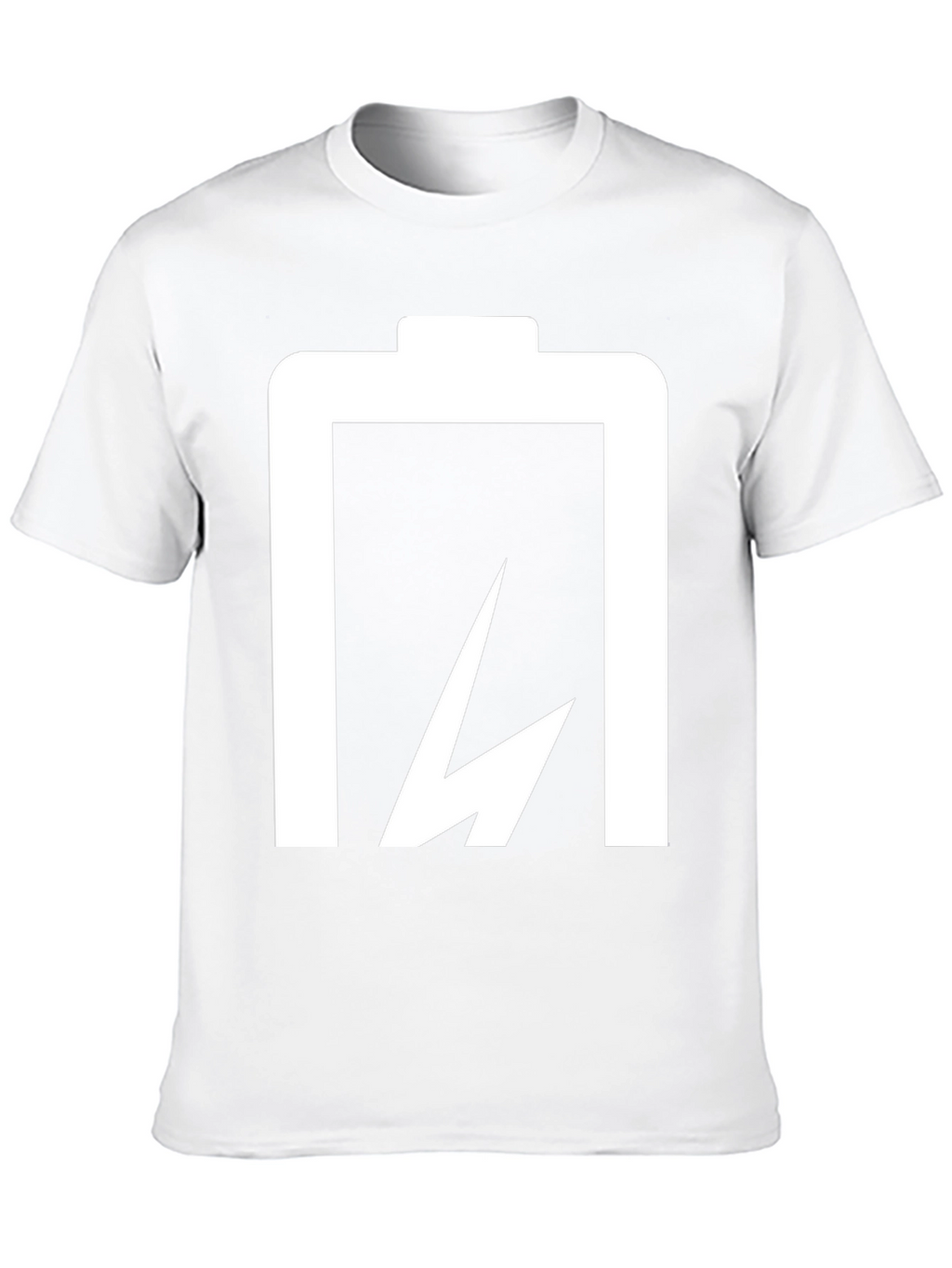 Battery Lightning Bolt Black T-Shirt
