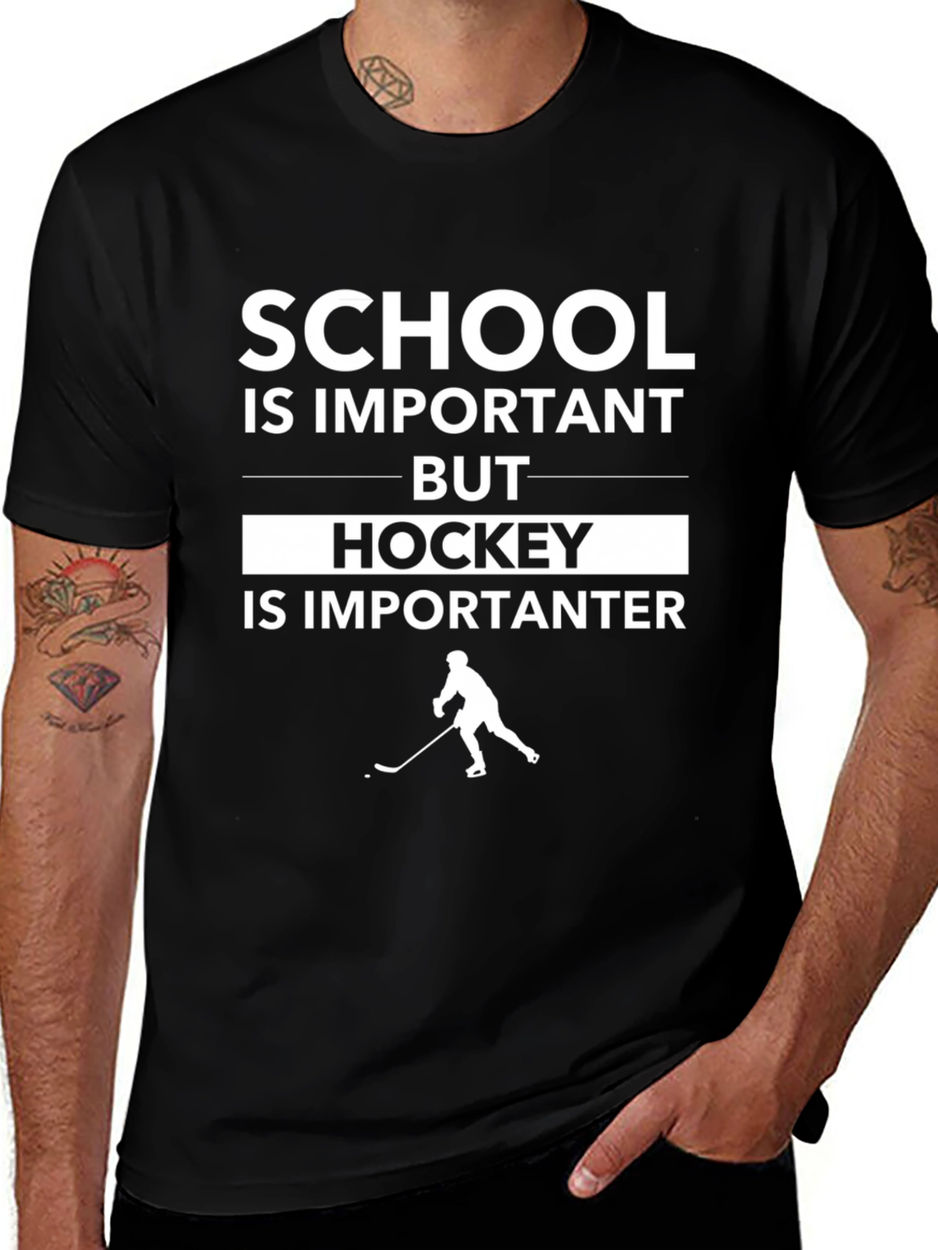 School Important Hockey Importanter T-Shirt
