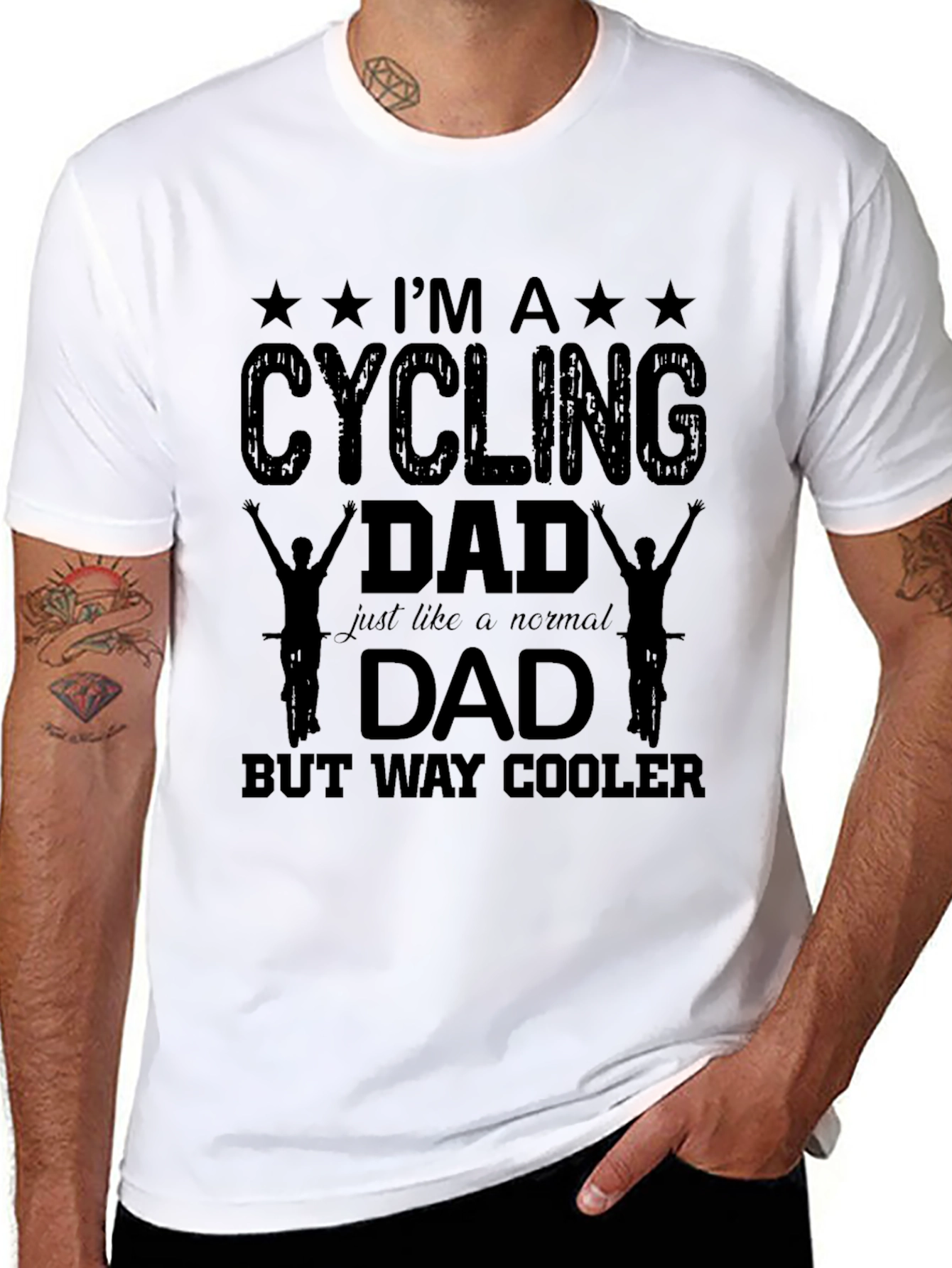 Cycling Dad T-Shirt - Way Cooler