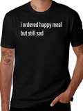 Sad Meal T-Shirt - Funny Graphic Tee