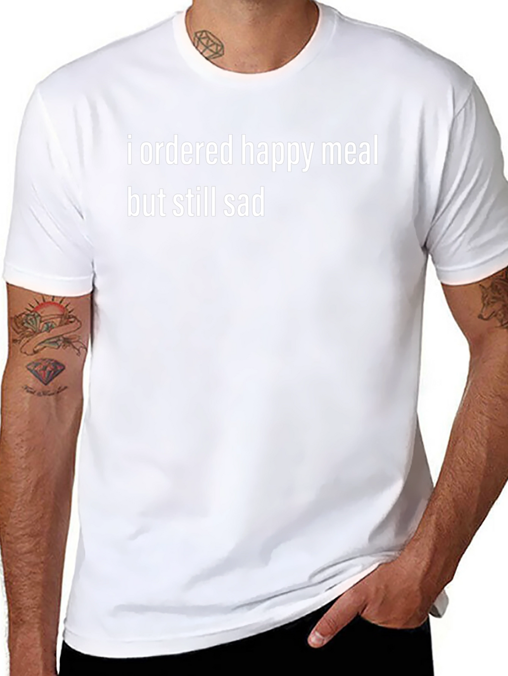 Sad Meal T-Shirt - Funny Graphic Tee