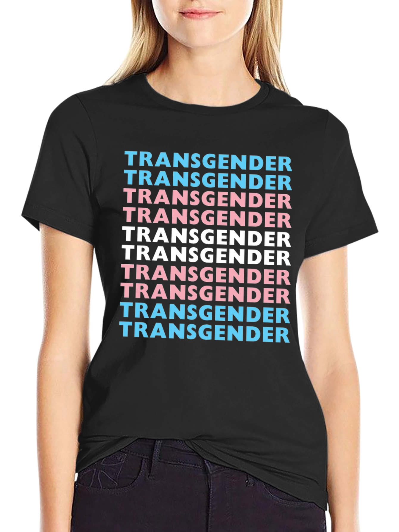 Transgender Pride T-Shirt - Bold Text Design