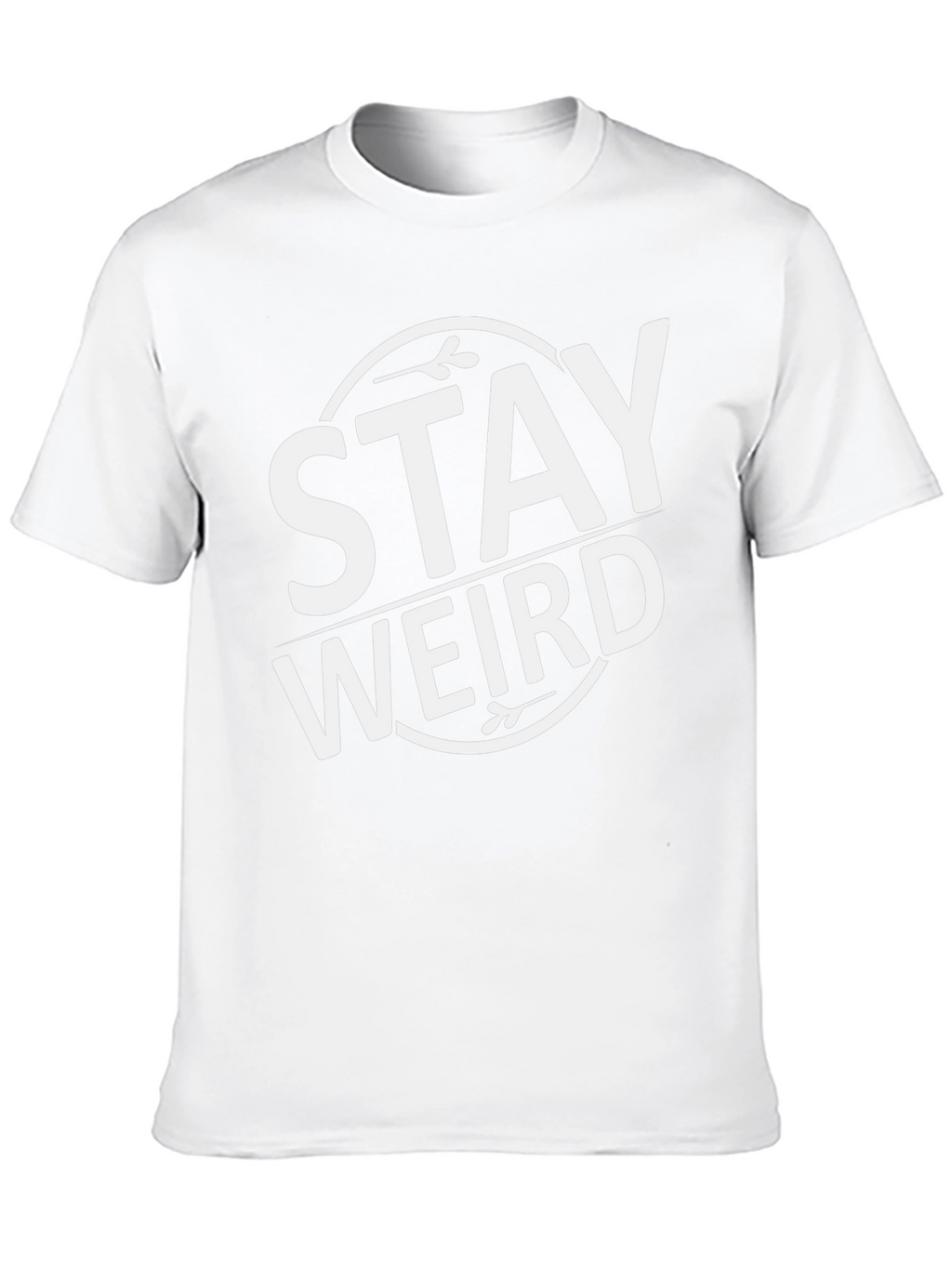 Stay Weird Graphic T-Shirt - Black