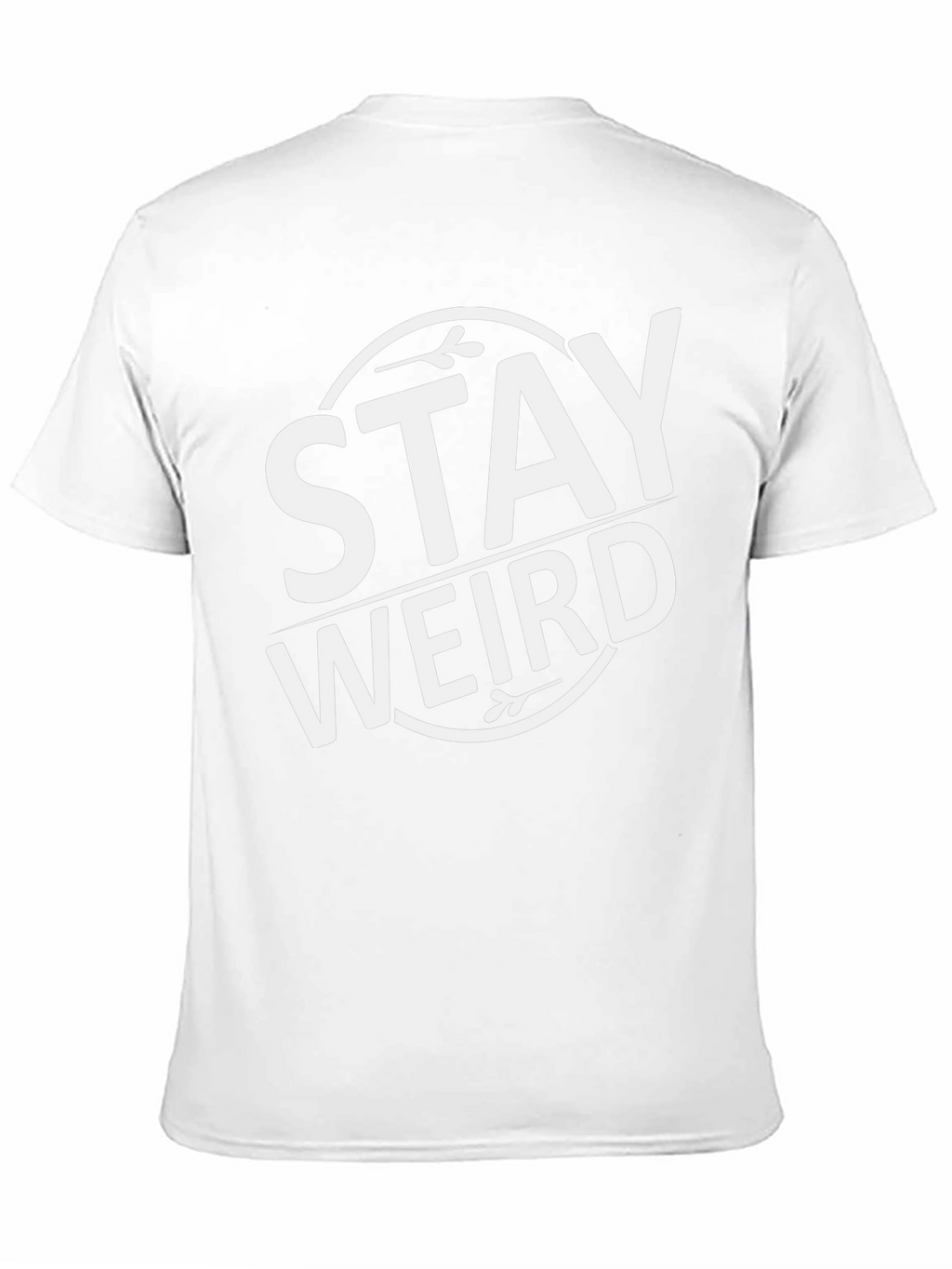Stay Weird Graphic T-Shirt - Black