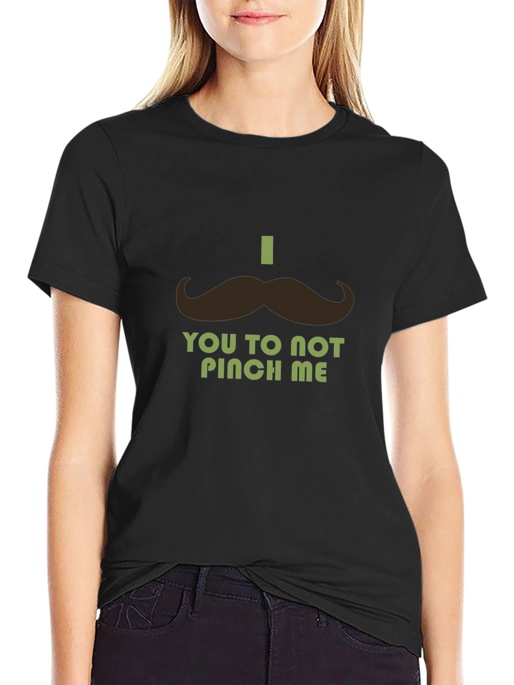 St. Patricks Day Mustache T-Shirt - Dont Pinch