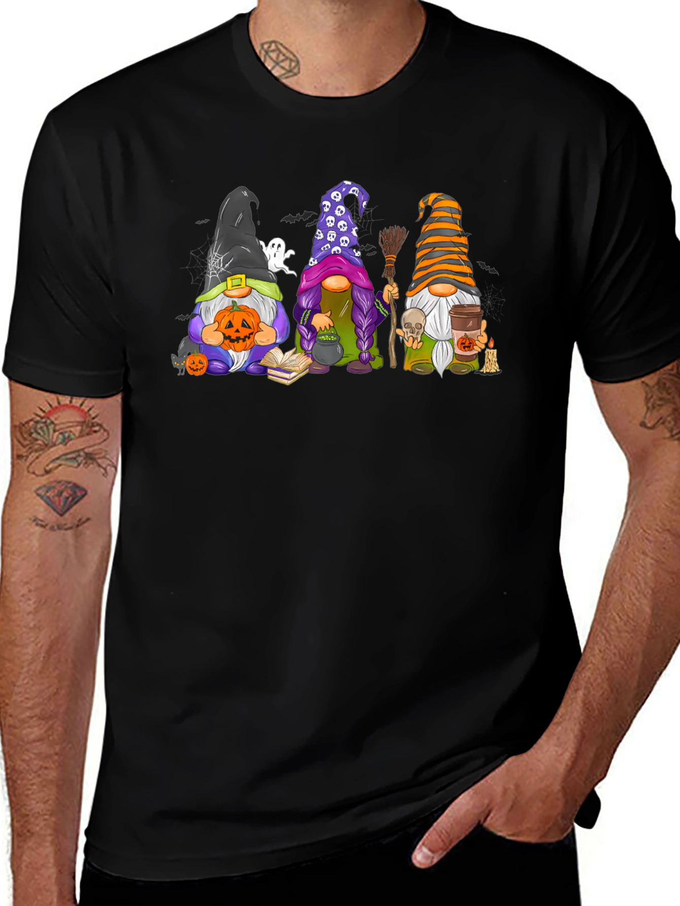 Halloween Gnomes Graphic Tee