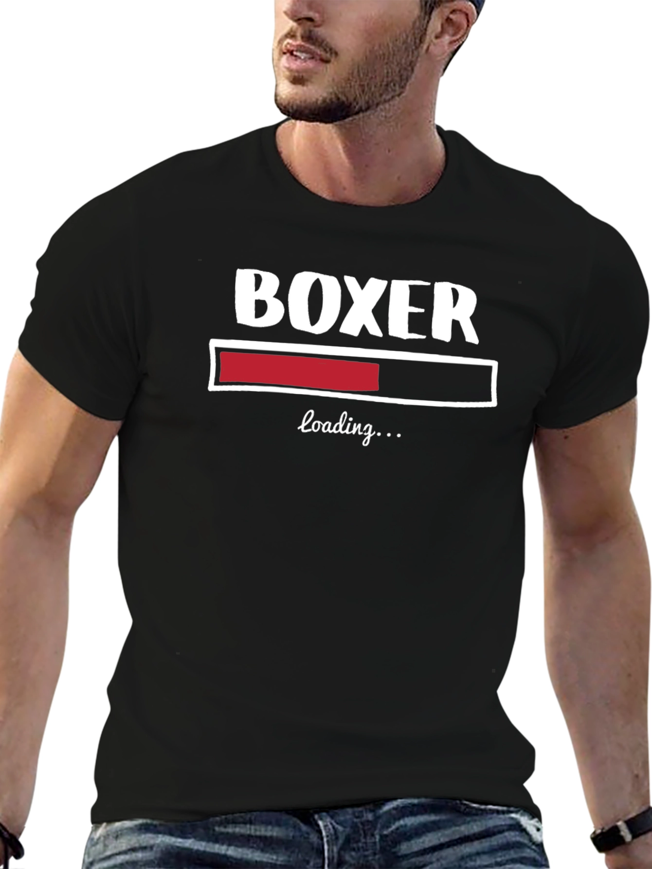 Boxer Loading Funny T-Shirt