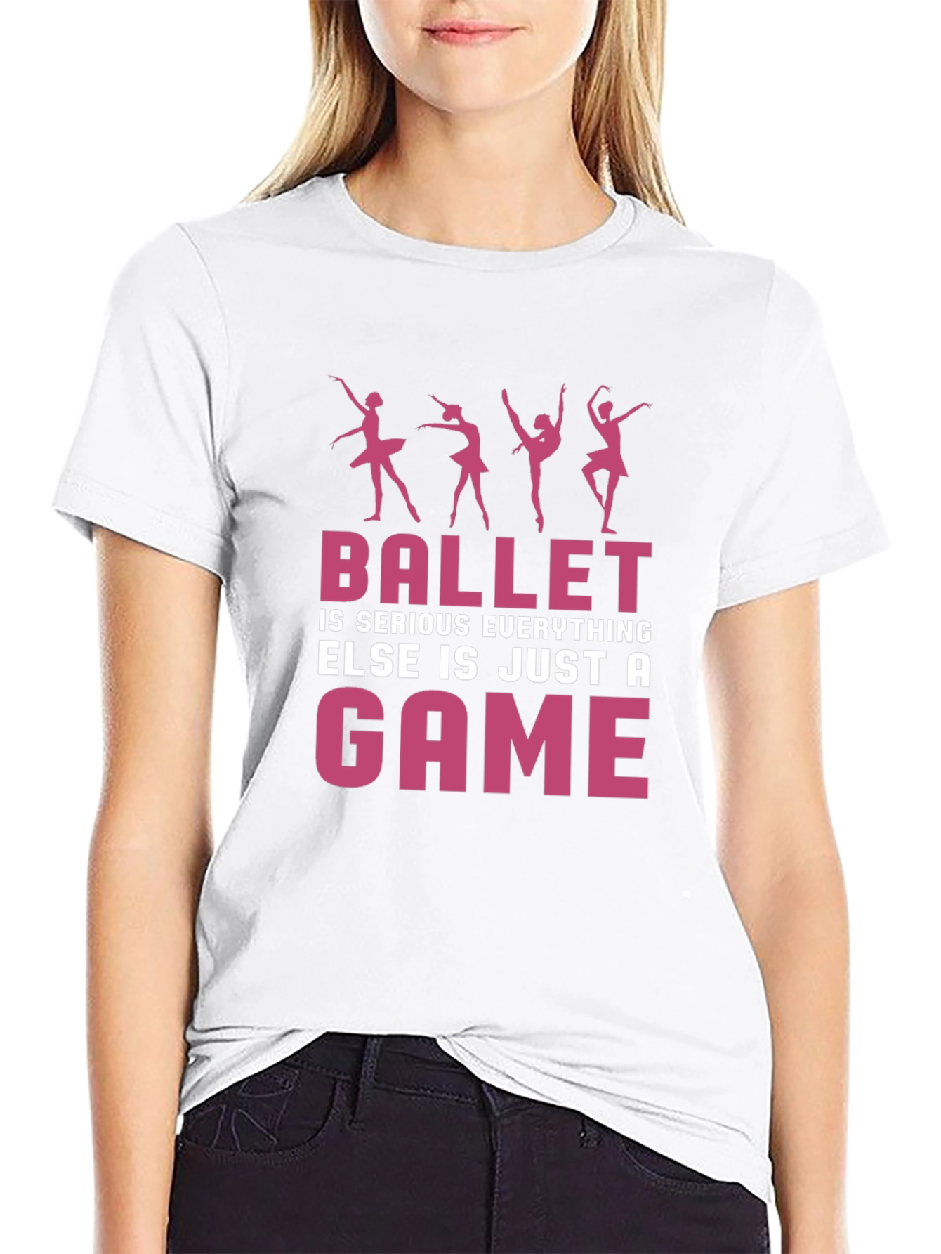 Ballet Is Serious T-Shirt Dance Ballerina Tee