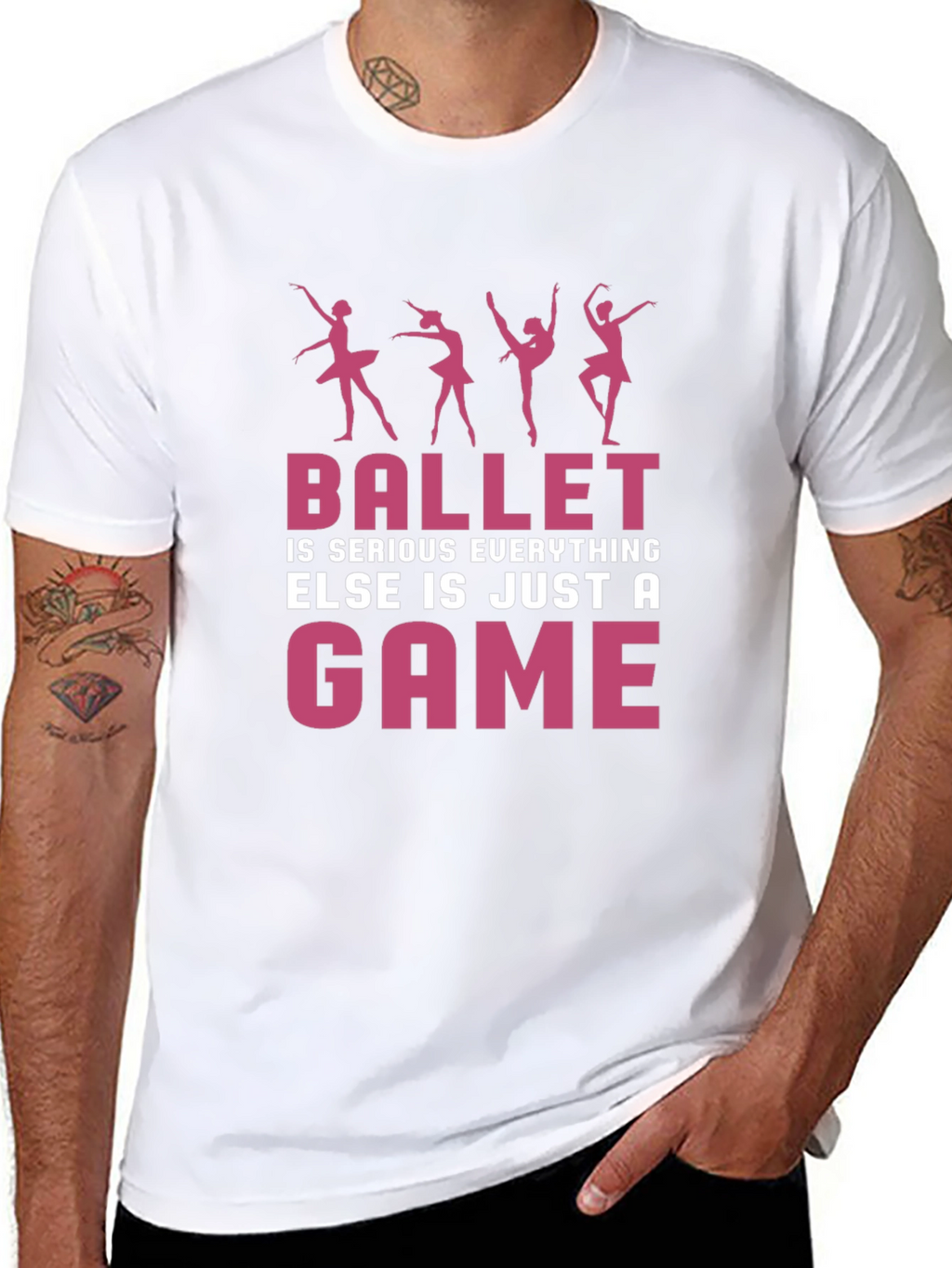 Ballet Is Serious T-Shirt Dance Ballerina Tee