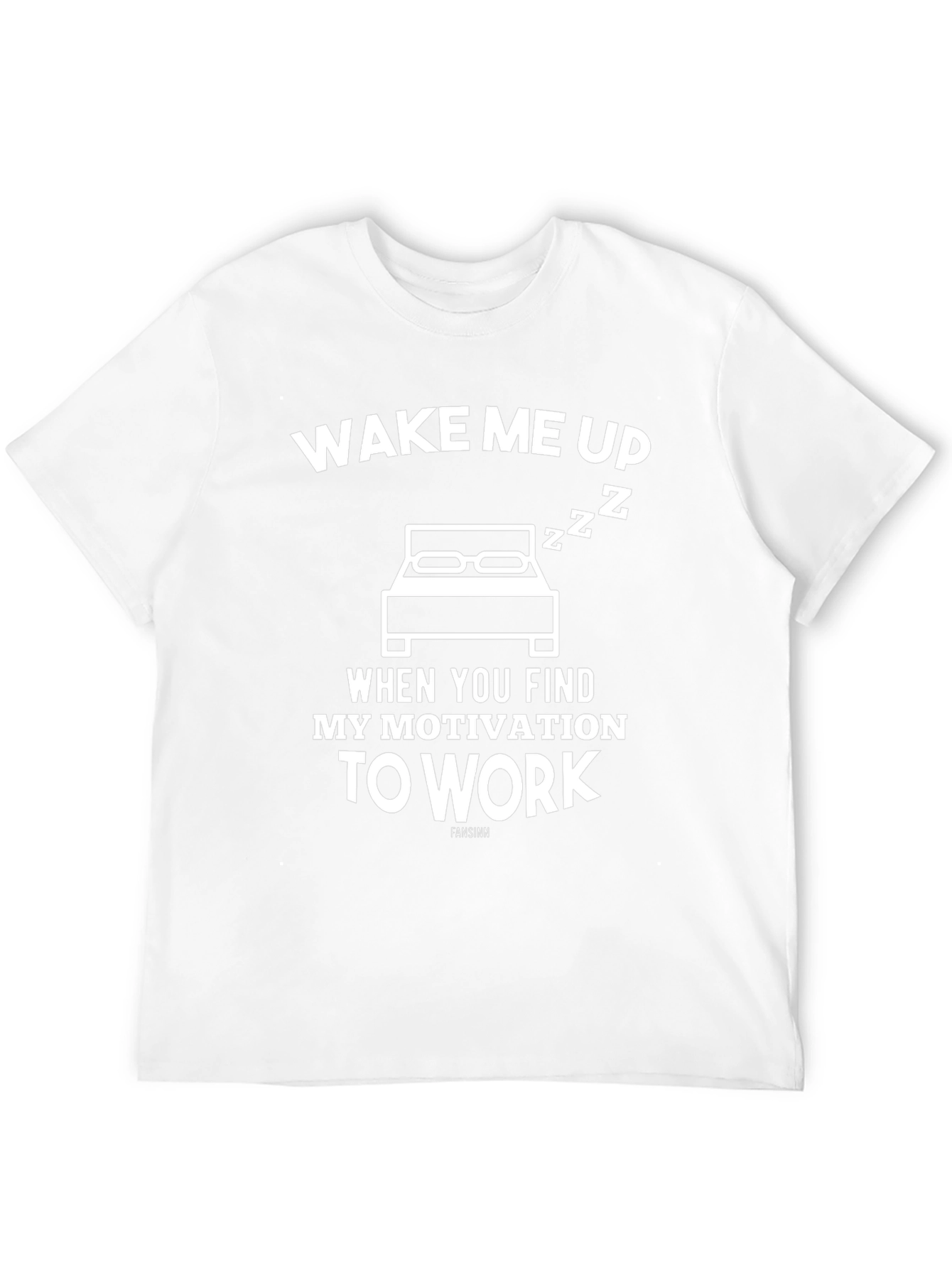Wake Me Up Funny Graphic T-Shirt