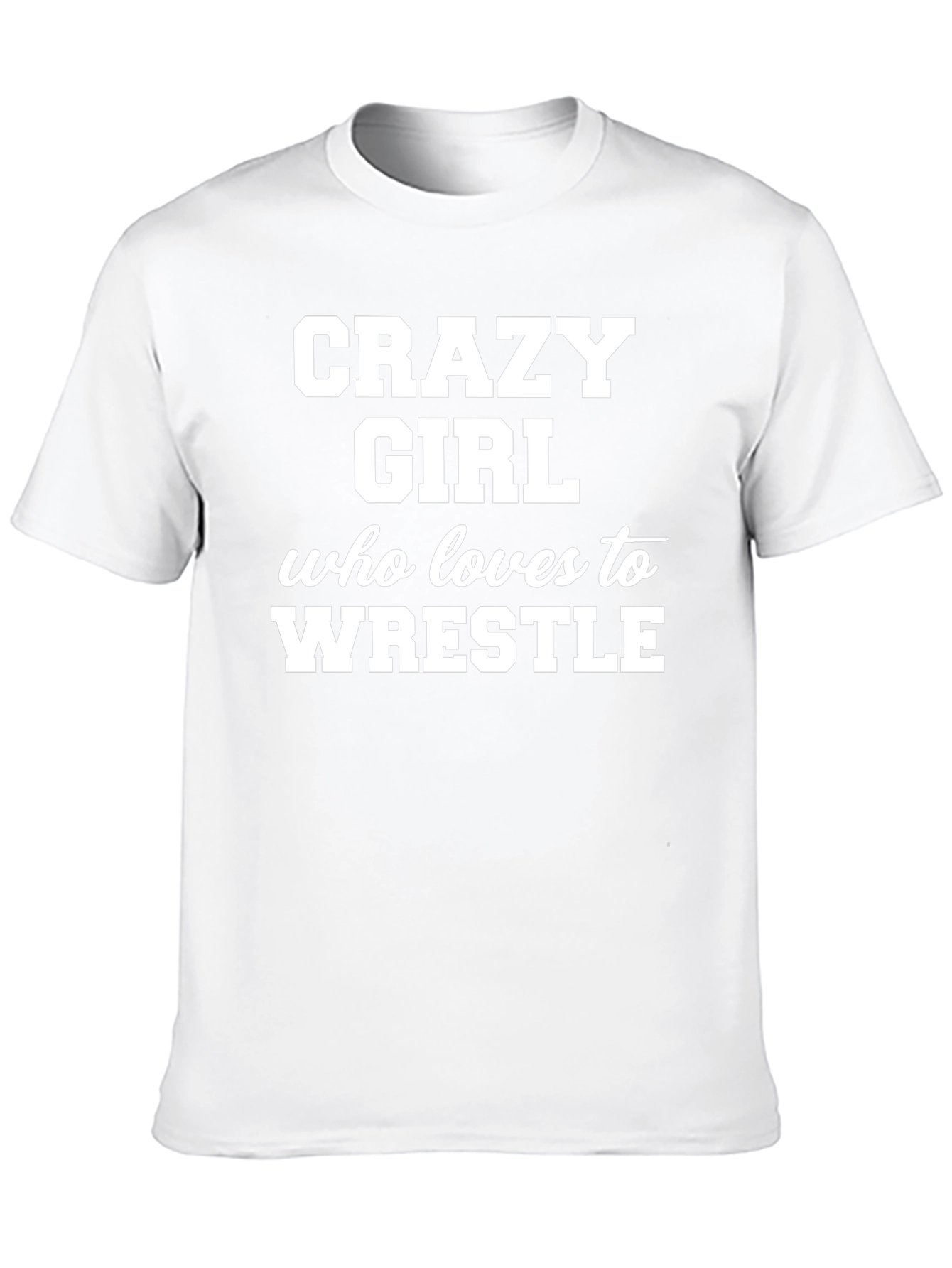 Crazy Girl Wrestling T-Shirt