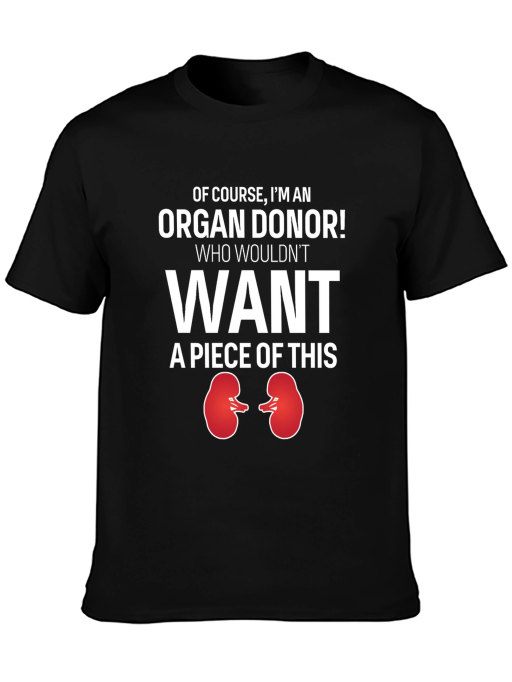 Organ Donor Novelty Graphic T-Shirt