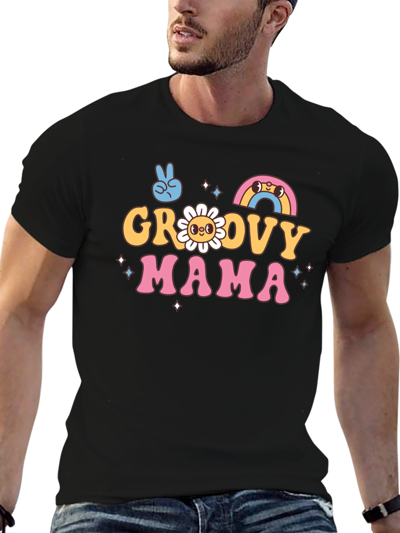Groovy Mama T-Shirt - Retro Style