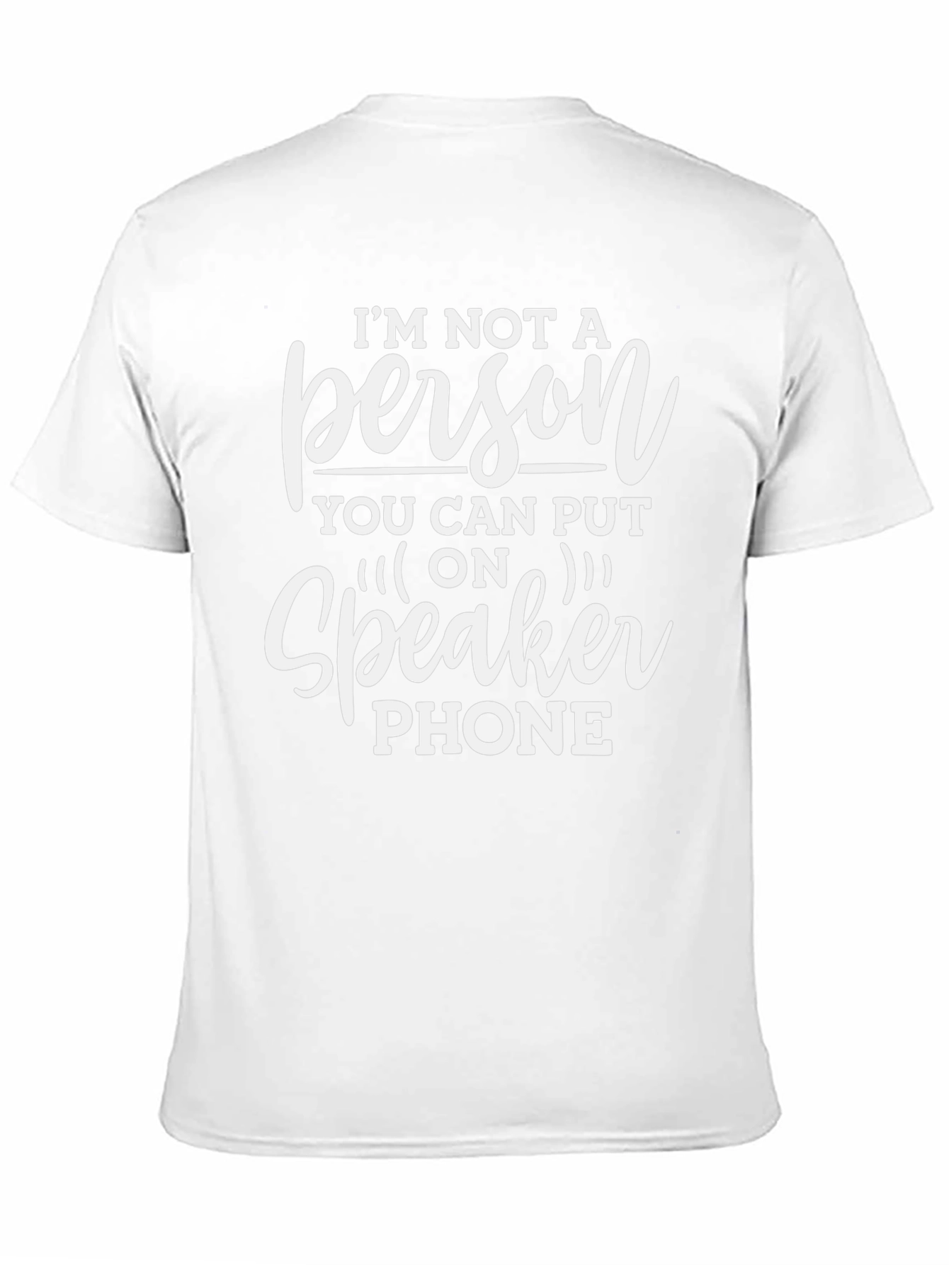 Funny Speaker Phone Graphic T-Shirt