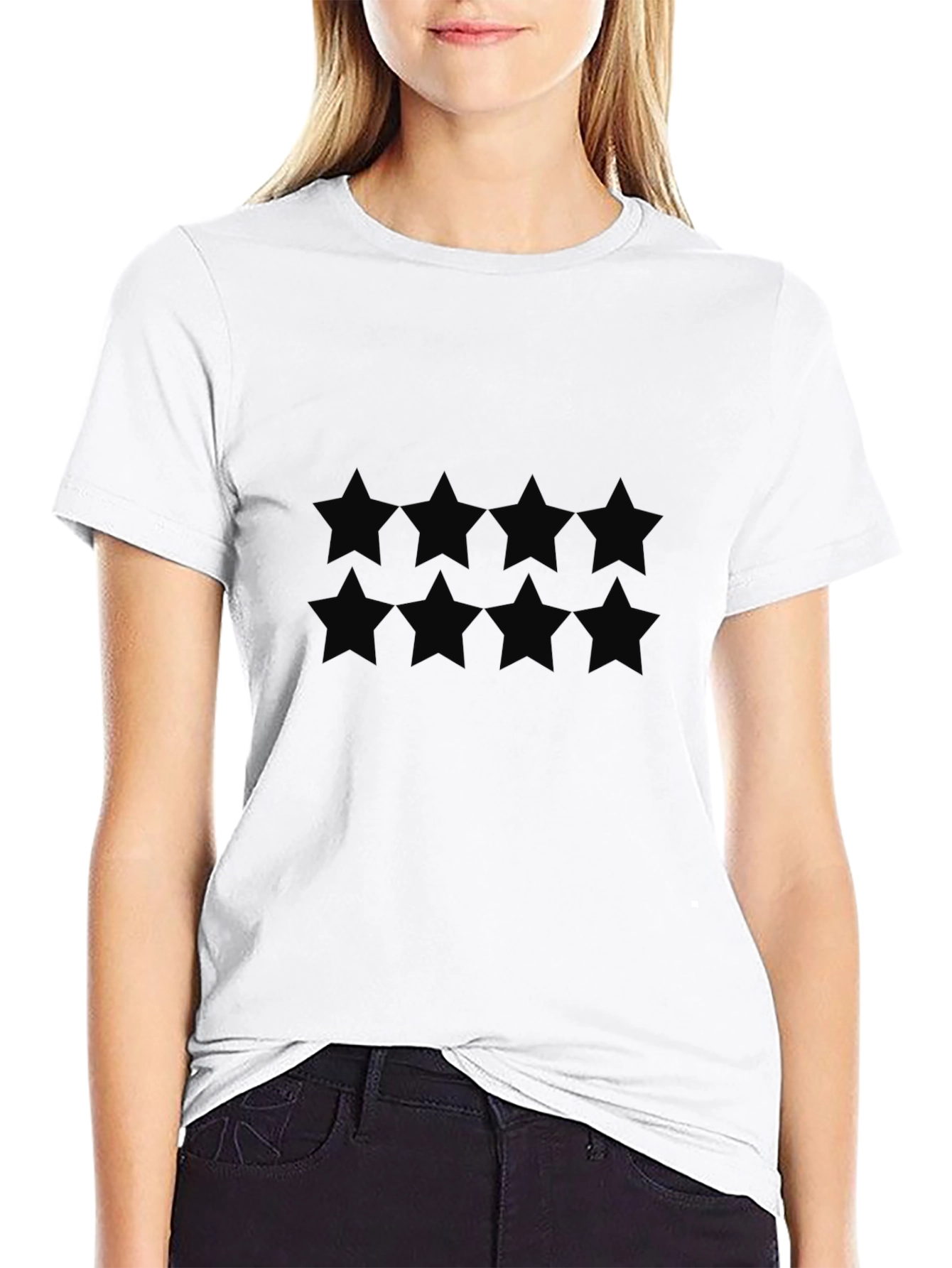 Starry Black T-Shirt - Casual Style