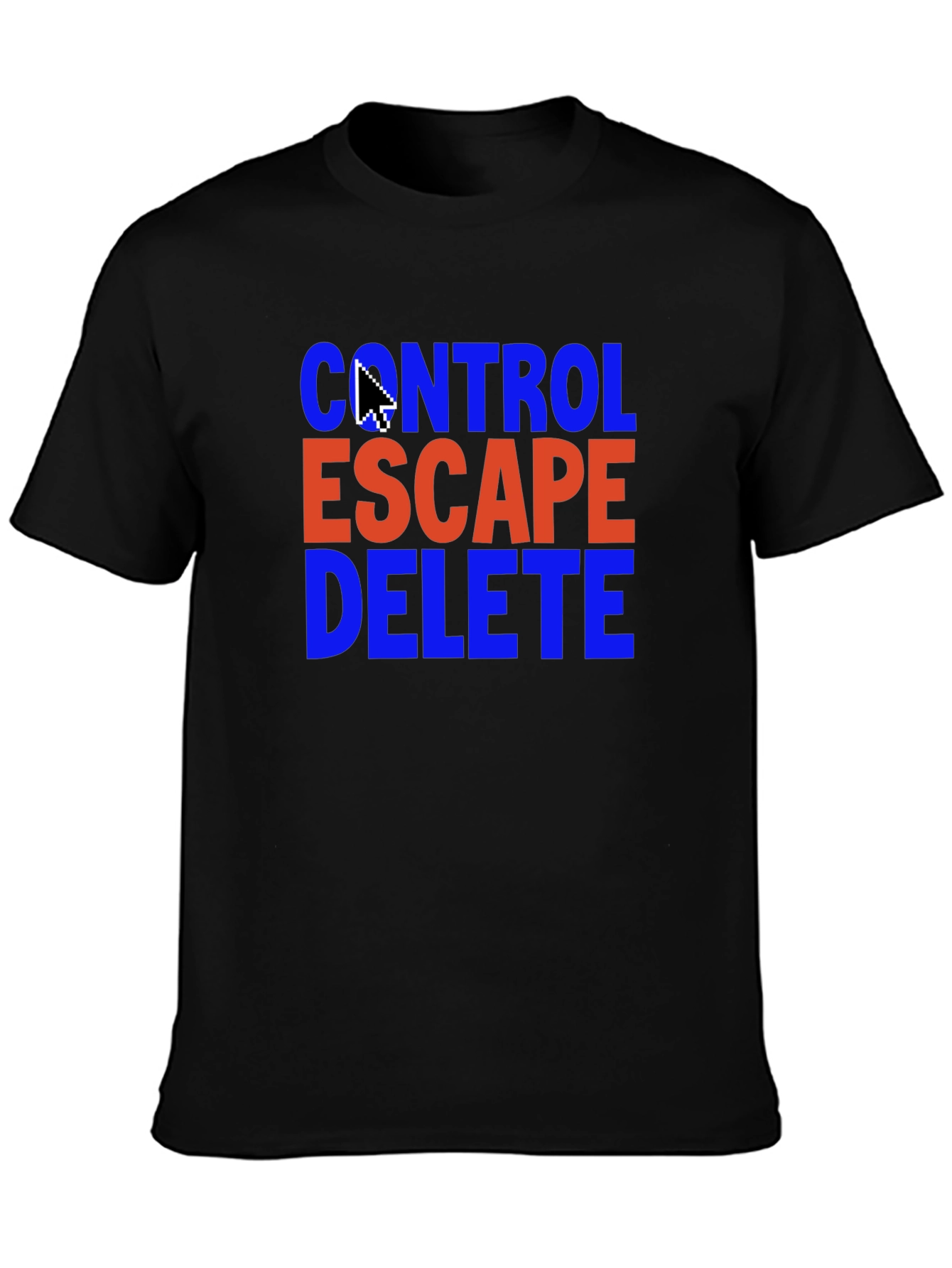 Control Escape Delete T-Shirt - Gamer Programmer Gift