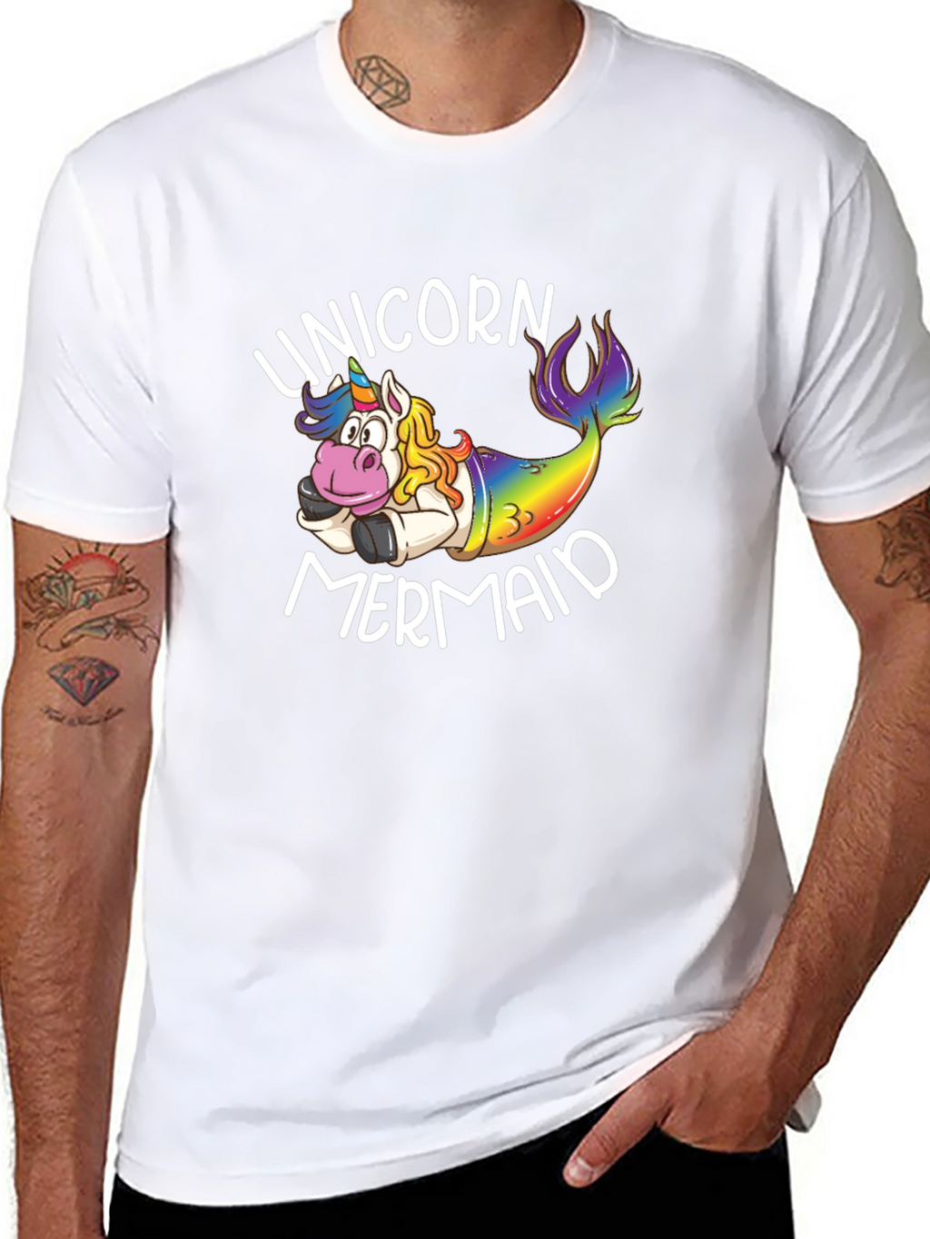 Unicorn Mermaid Graphic Tee