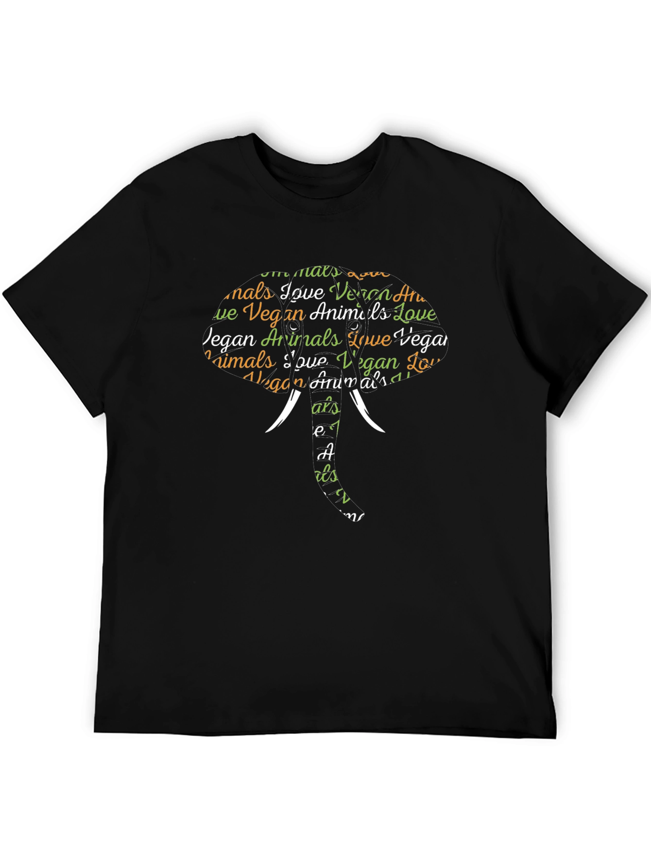 Vegan Elephant T-Shirt - Animals Love Vegan