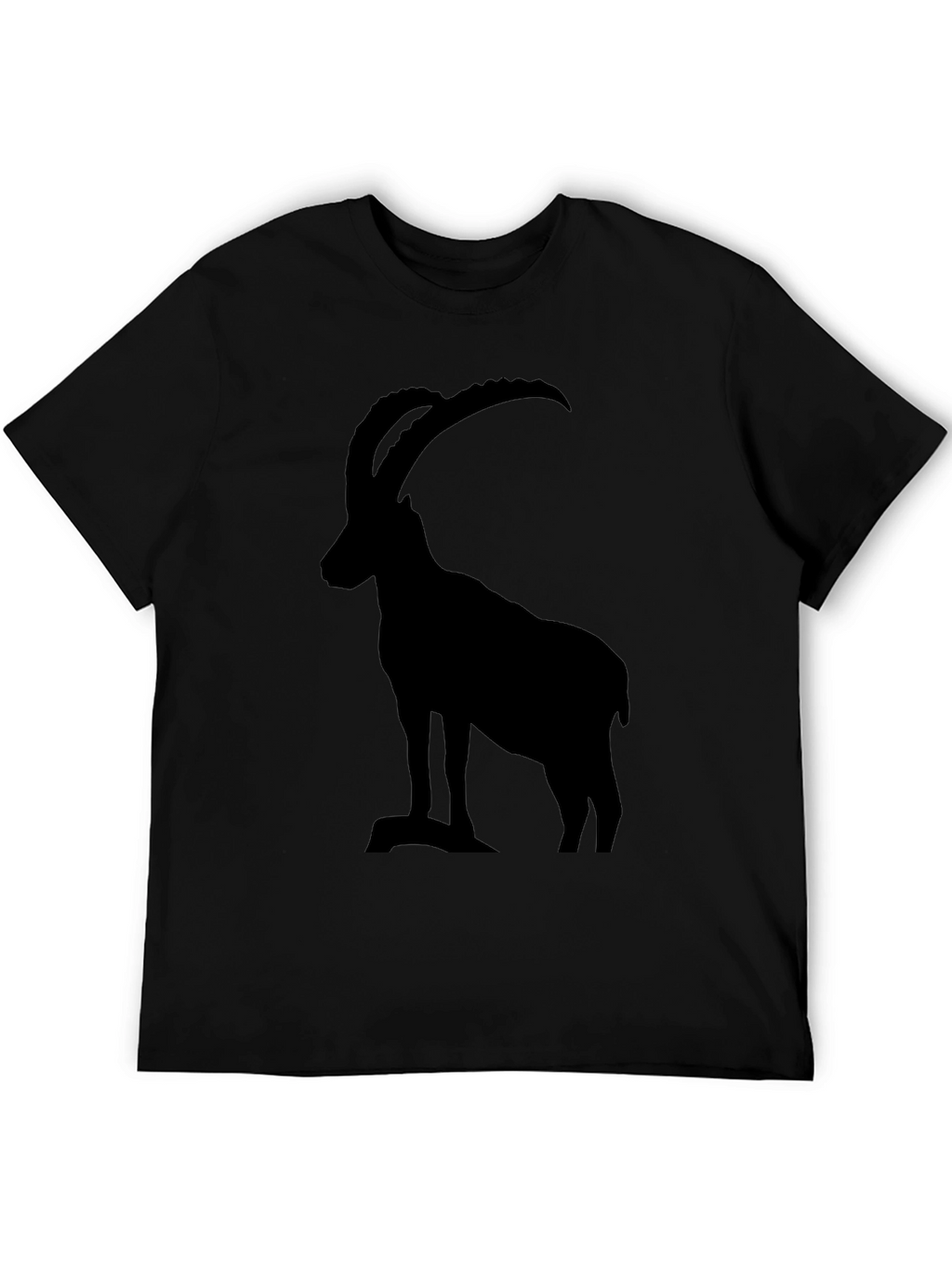 Black Ibex Graphic Tee - Mountain Goat Design