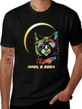 Eclipse Cat April 8 2024 T-Shirt