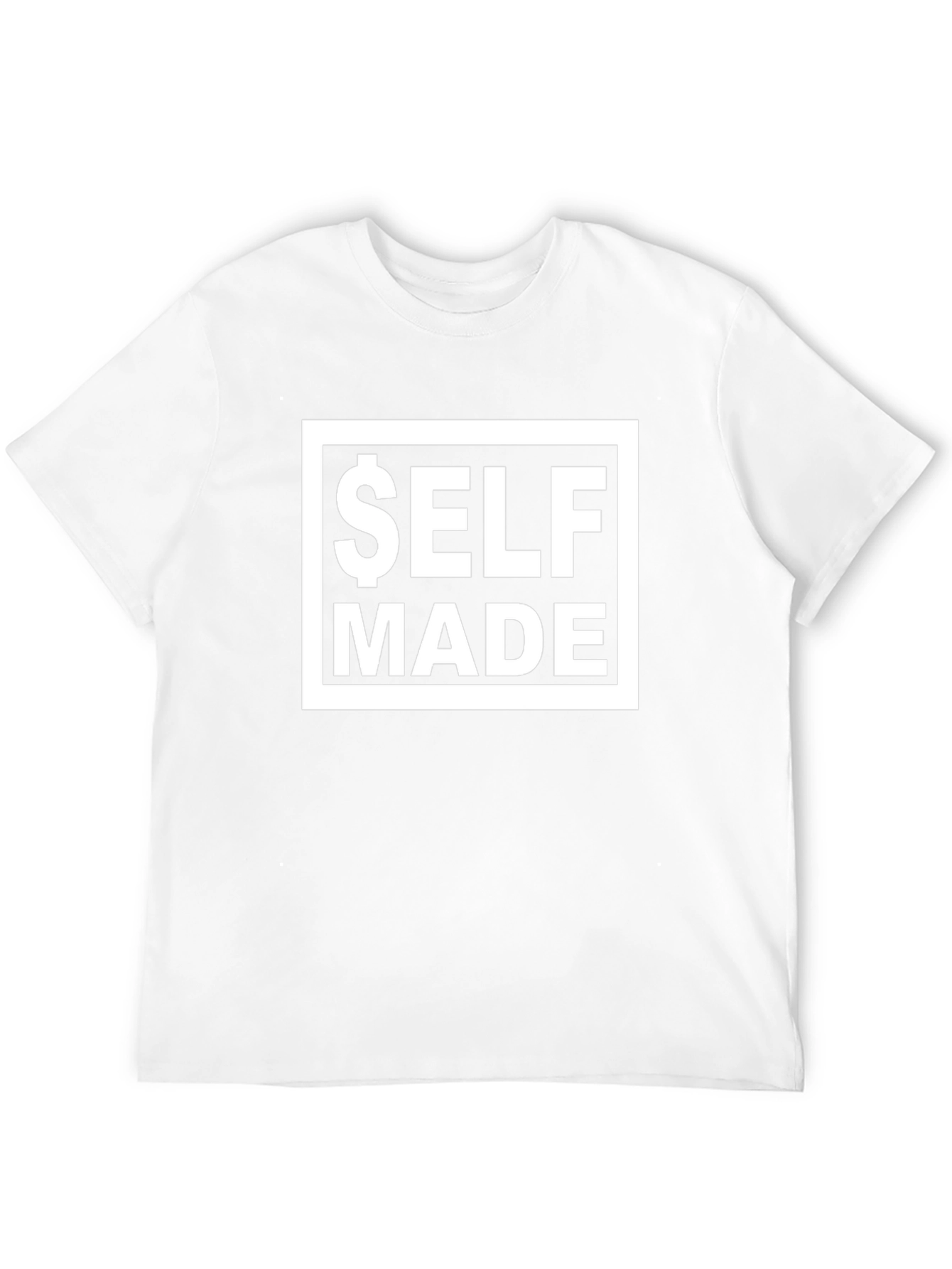 Self Made Black T-Shirt - Motivational Tee