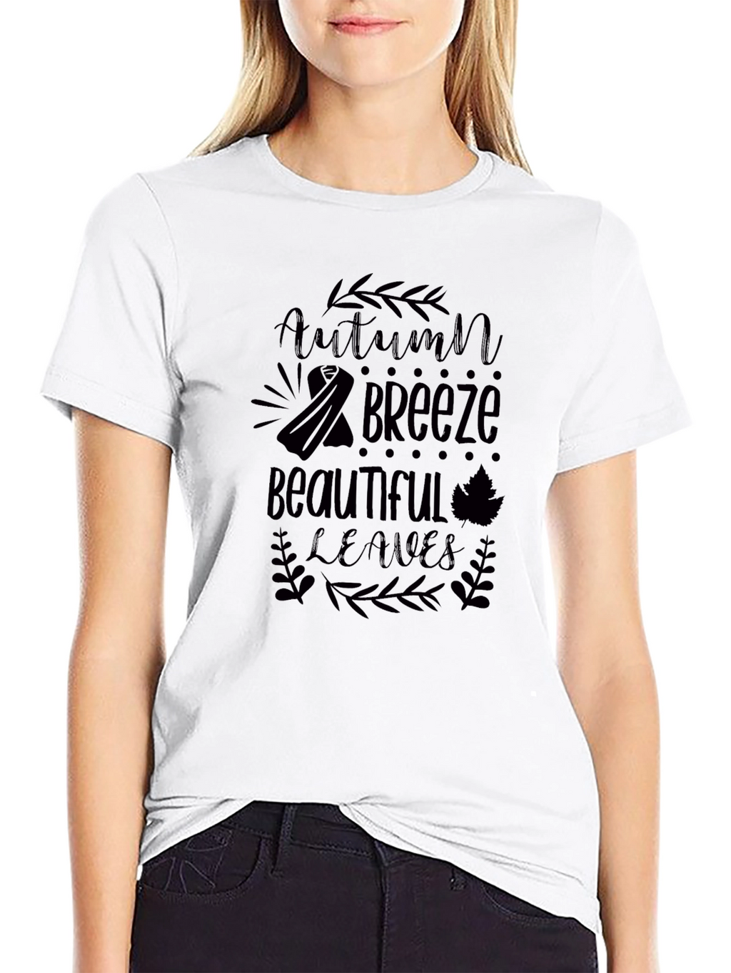 Autumn Breeze Graphic Tee - Stylish & Comfy