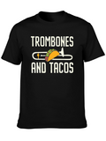 Trombones and Tacos Graphic T-Shirt