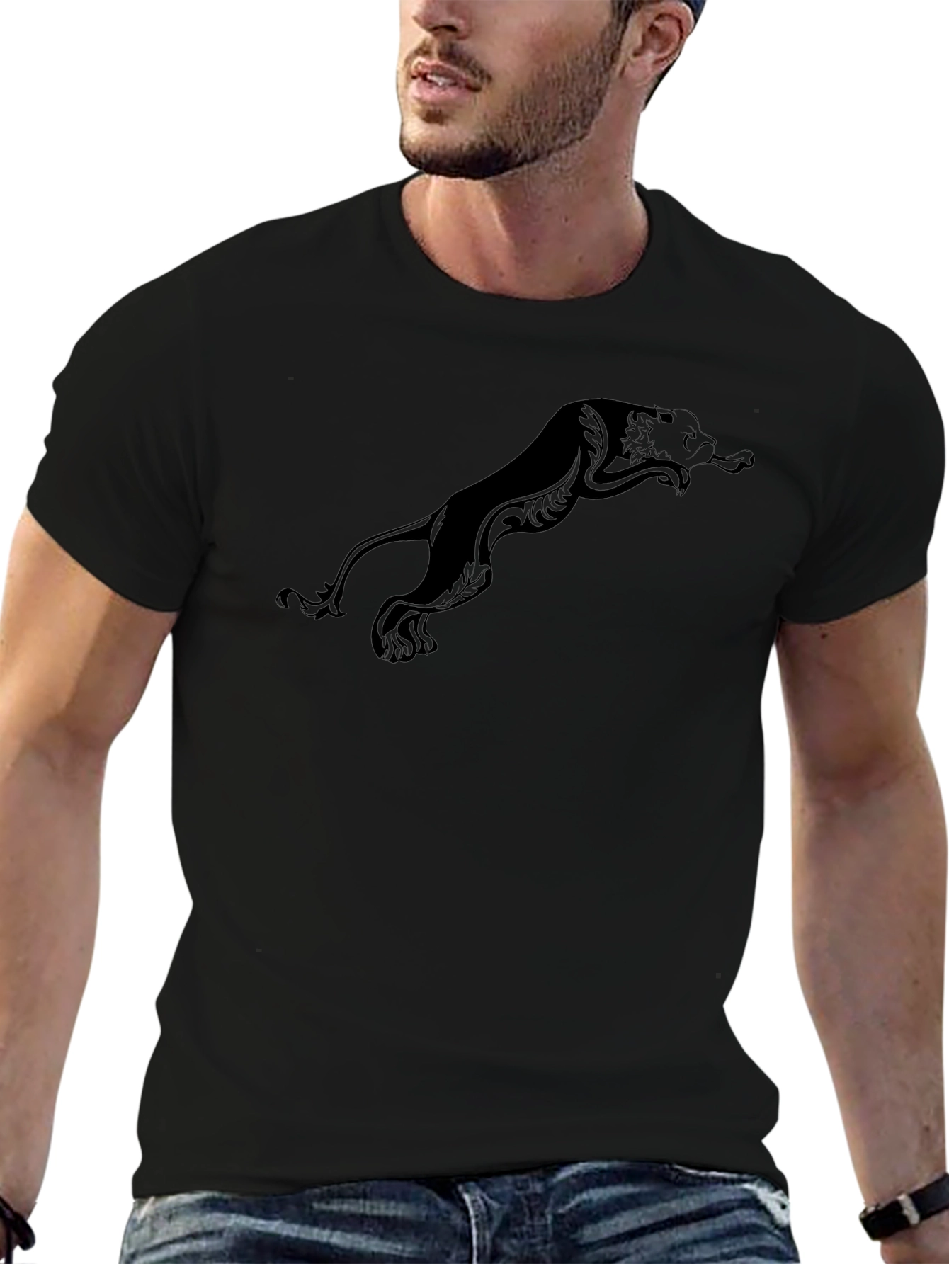 Black Panther Graphic Tee - Stylish Mens Casual T-Shirt