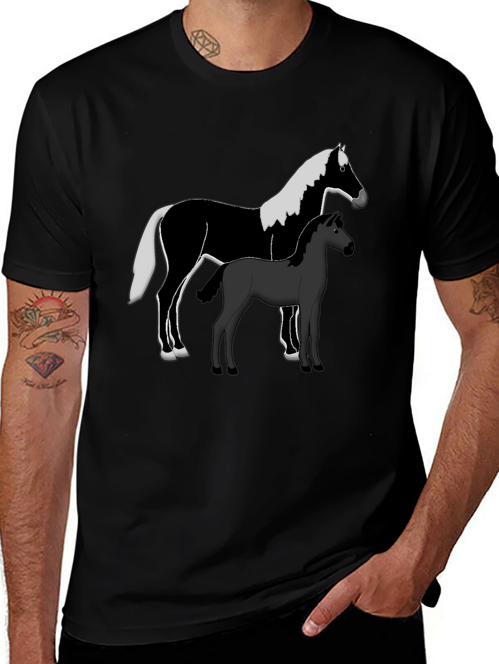 Horse Graphic T-Shirt