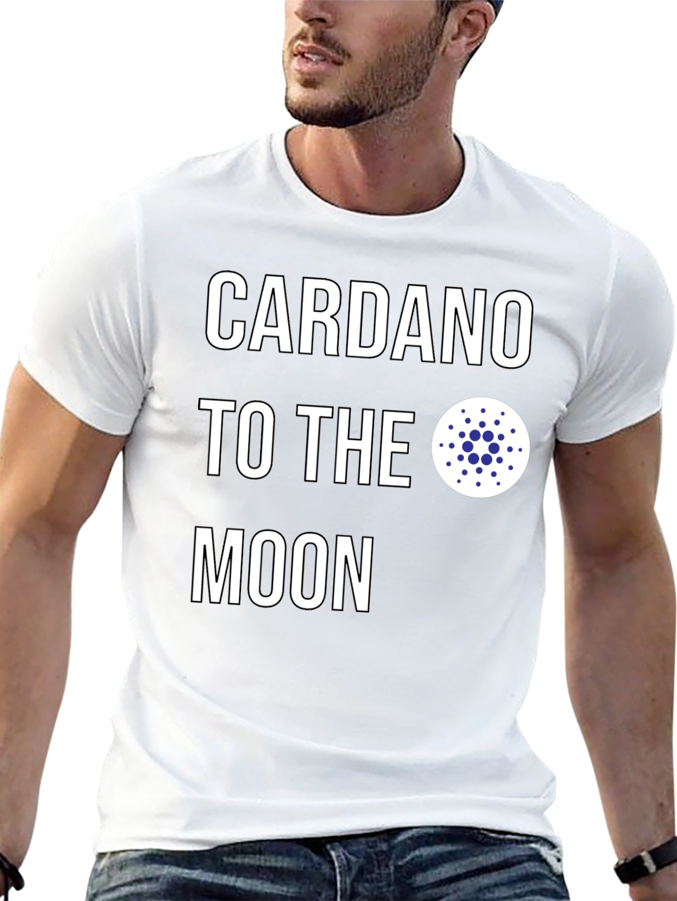 Cardano To The Moon Crypto T-Shirt