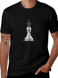 Chess Pawn Graphic Tee - Classic Game Style