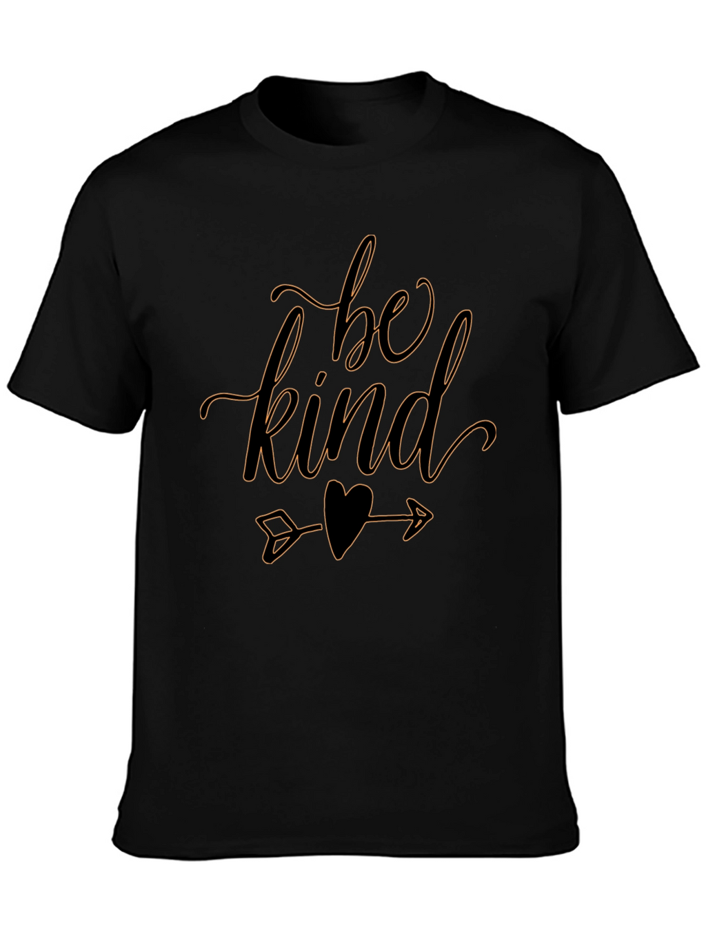 Be Kind Graphic Tee - Black Casual T-Shirt