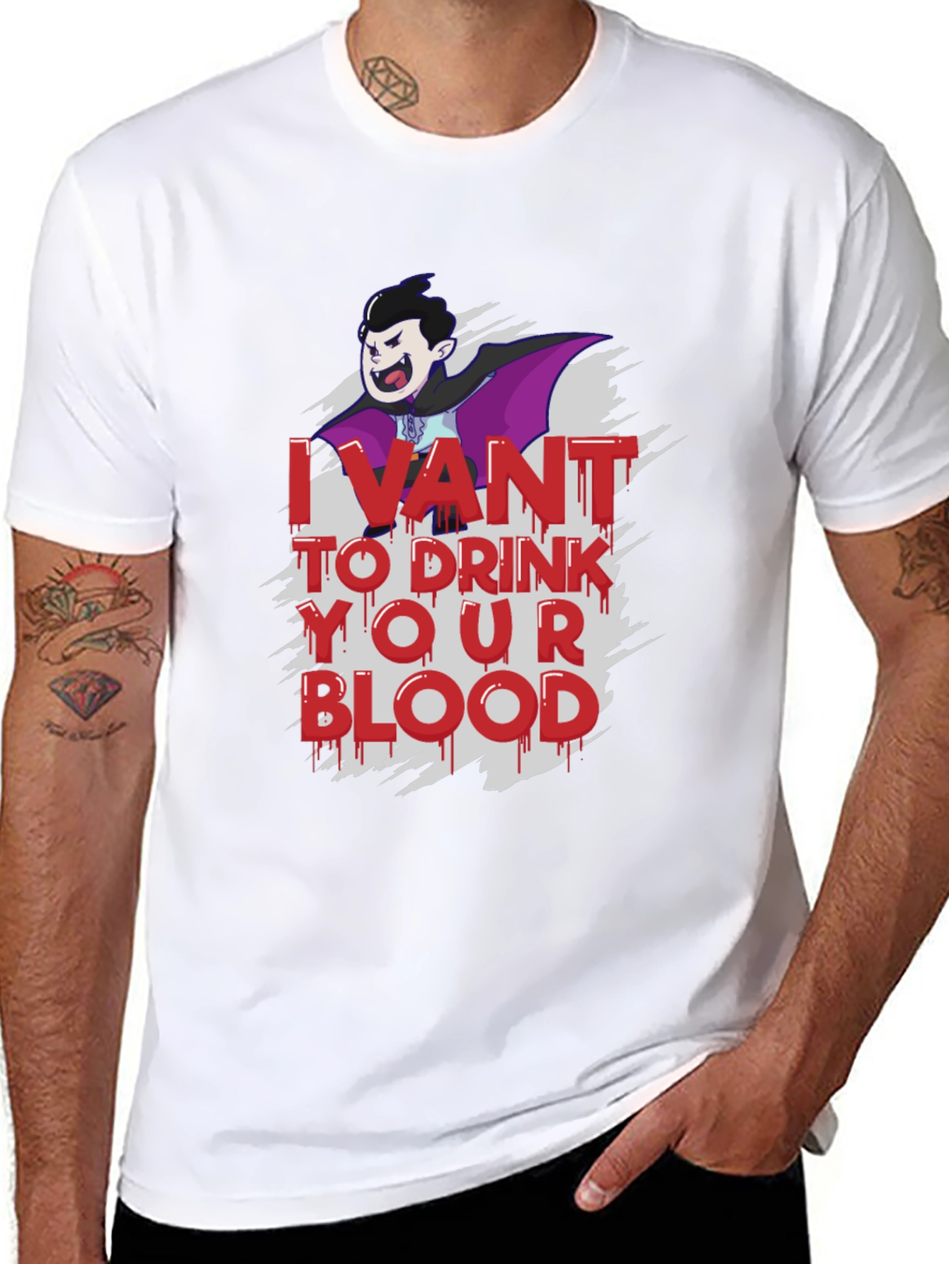 Vampire Blood T-Shirt - Halloween Graphic Tee