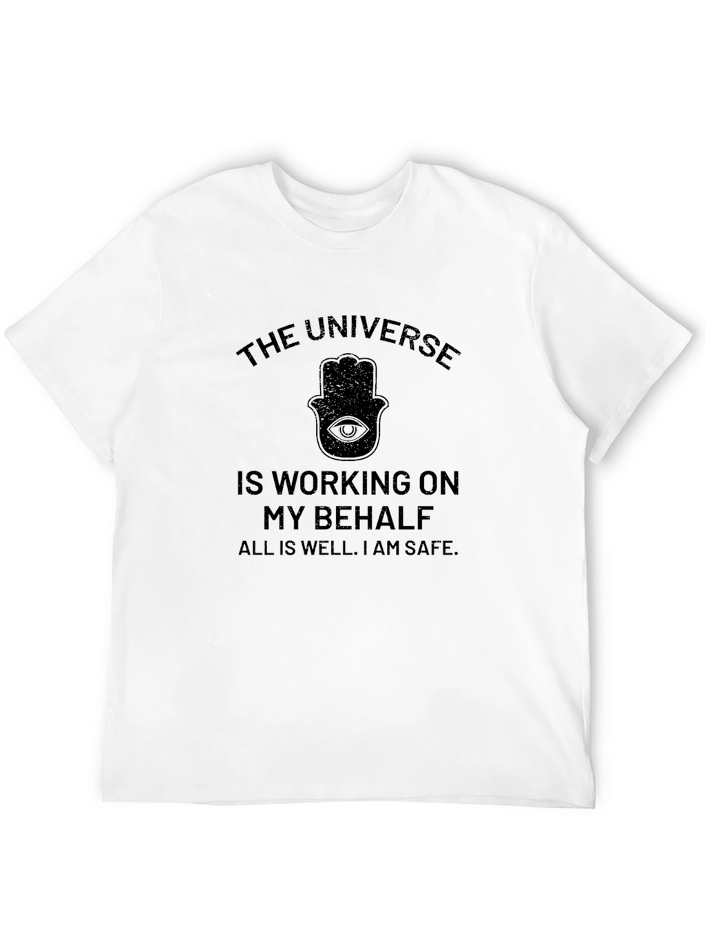 The Universe Hamsa Hand T-Shirt - Positive Affirmation Tee