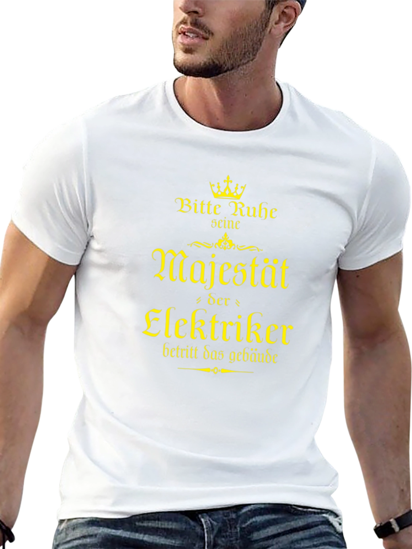 Electrician Majesty T-Shirt - German Humor