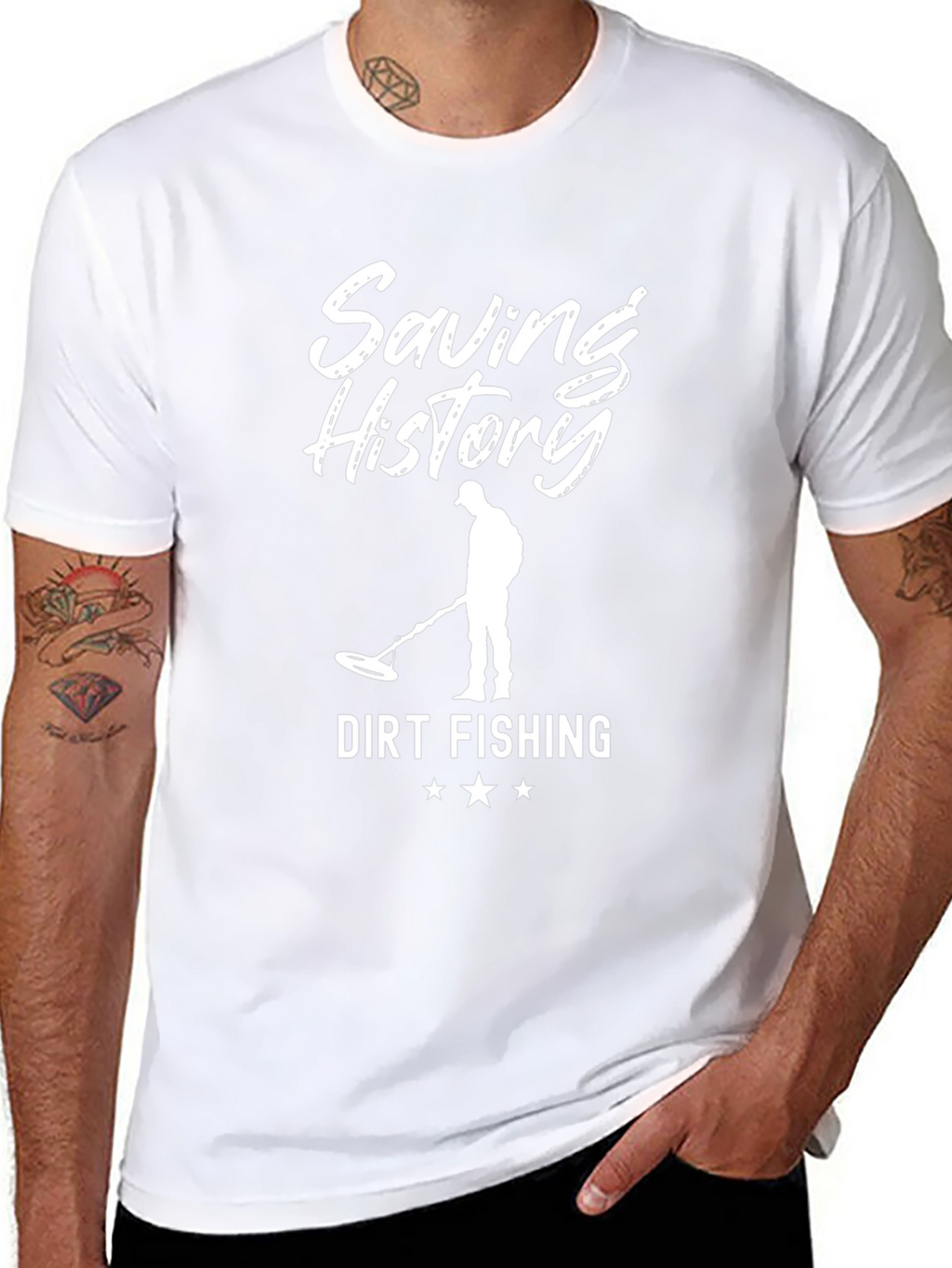 Saving History Dirt Fishing T-Shirt