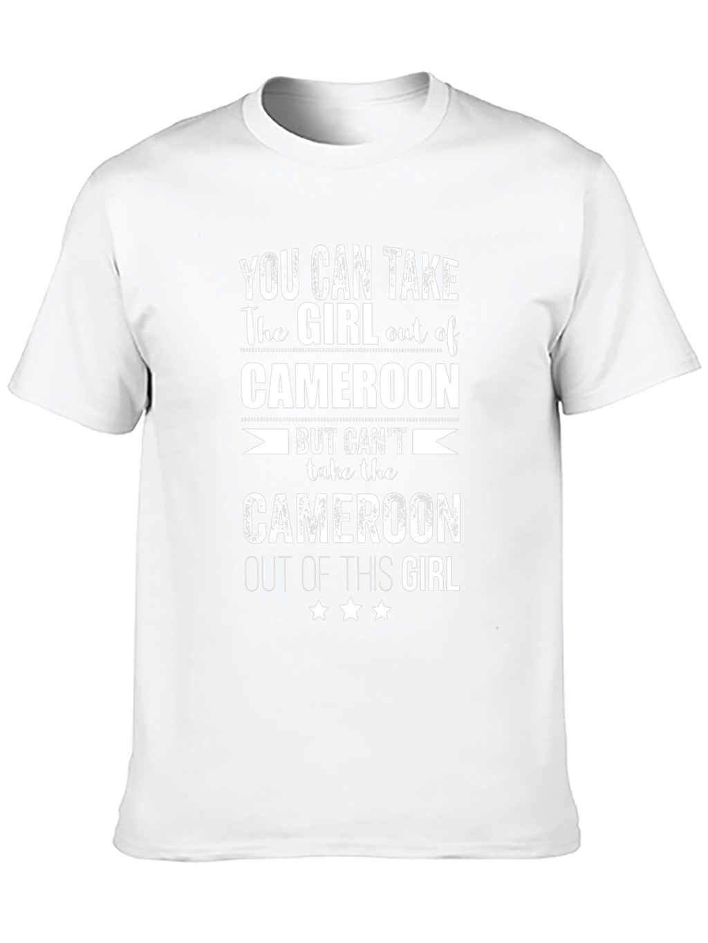 Cameroon Girl Pride T-Shirt - Black
