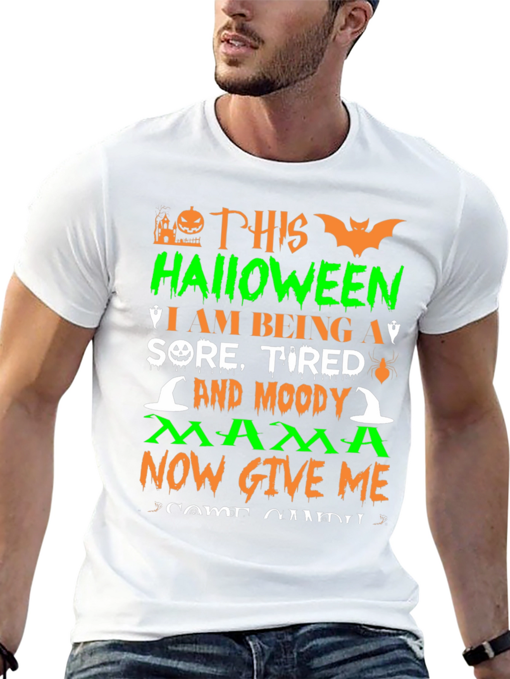 Halloween Mama Graphic T-Shirt