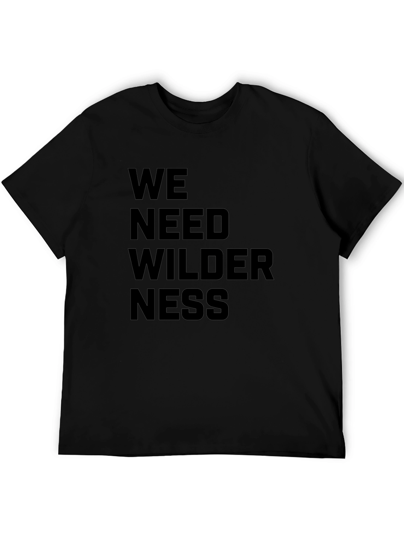 We Need Wilderness Graphic Tee - Black