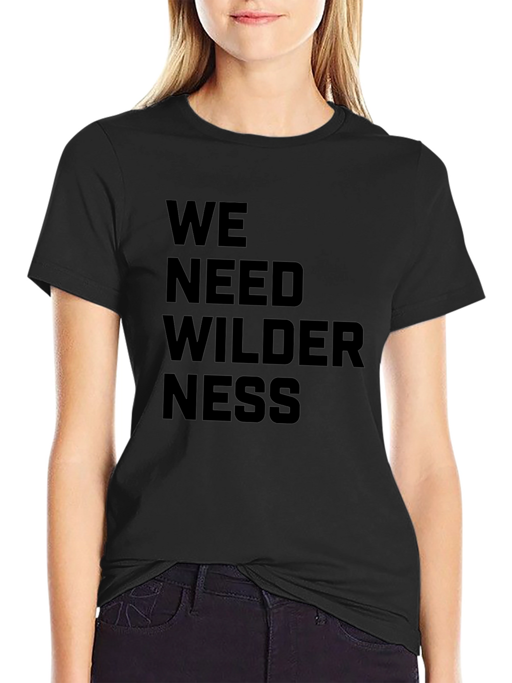 We Need Wilderness Graphic Tee - Black