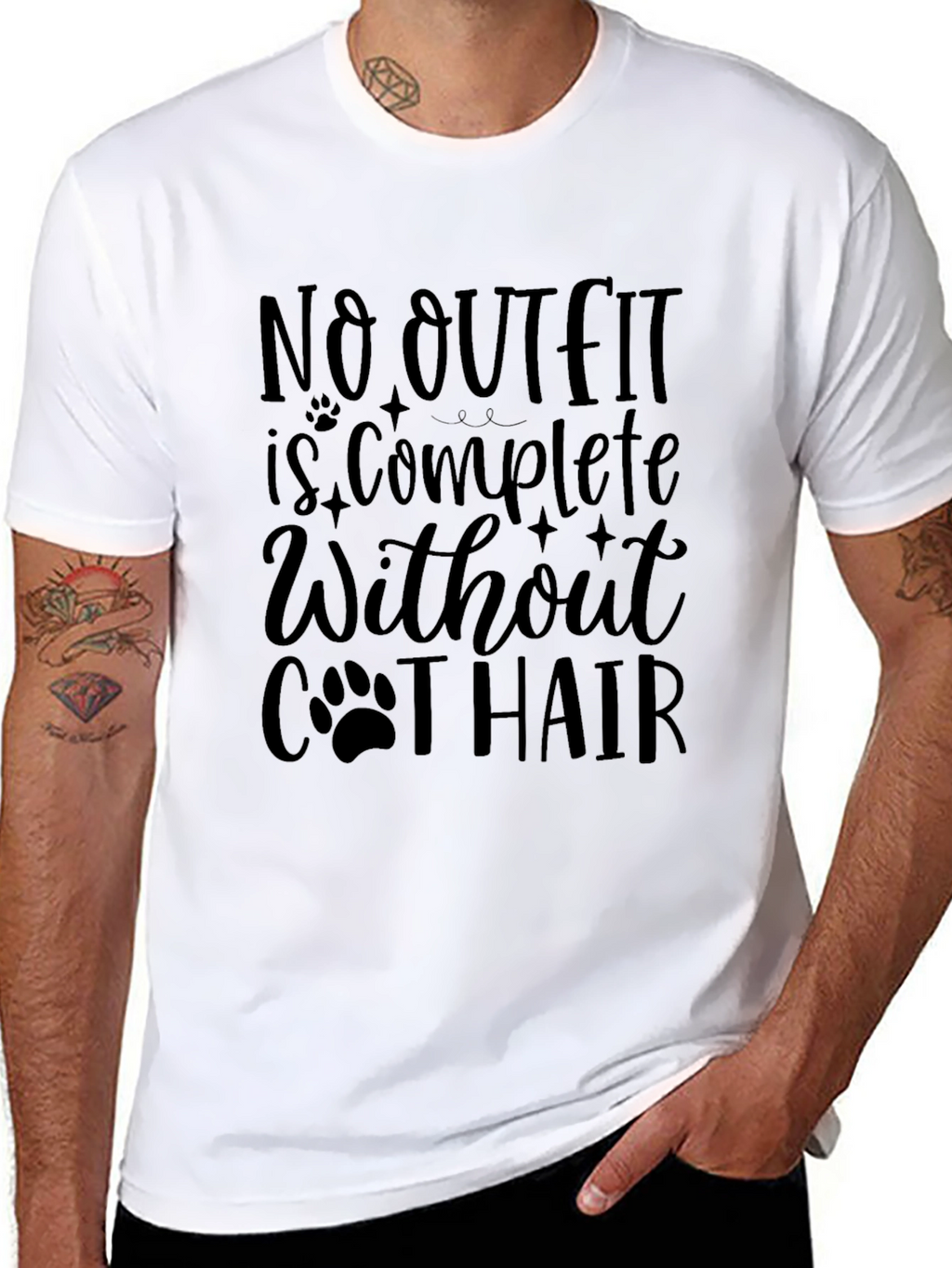 Cat Hair T-Shirt - Complete Outfit