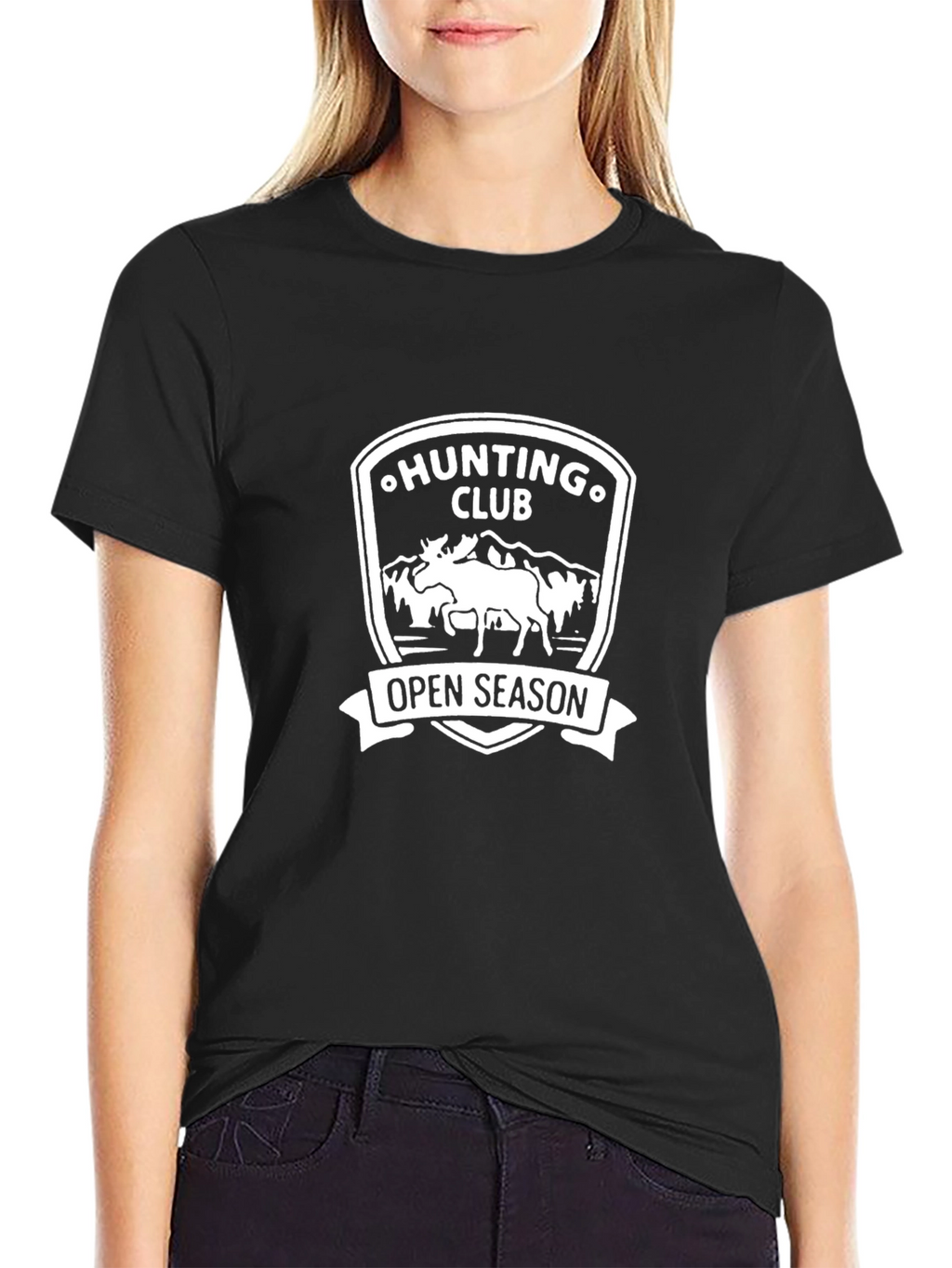 Hunting Club Open Season Black T-Shirt