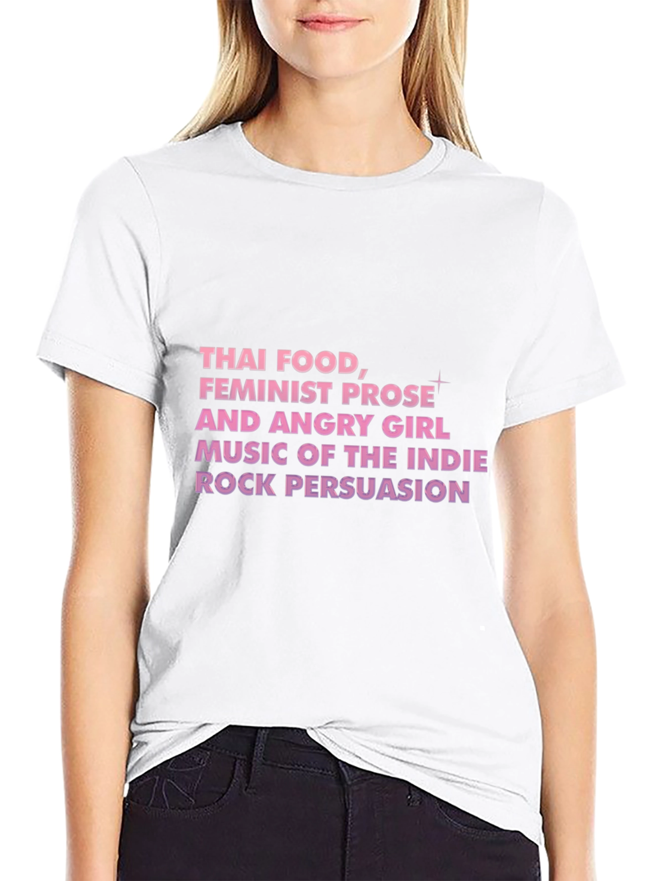Indie Rock Feminist Prose T-Shirt
