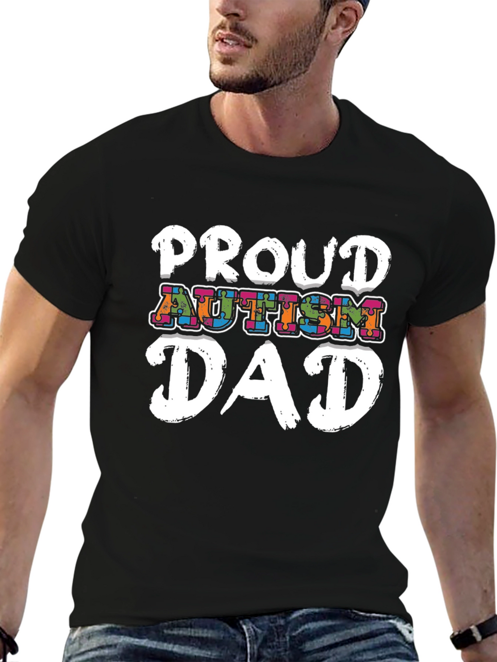 Proud Autism Dad T-Shirt