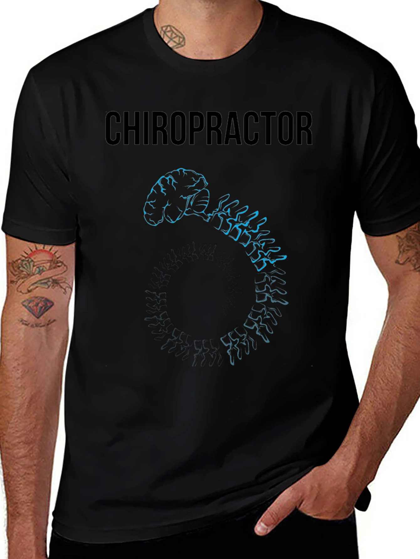 Chiropractor Brain Spine T-Shirt